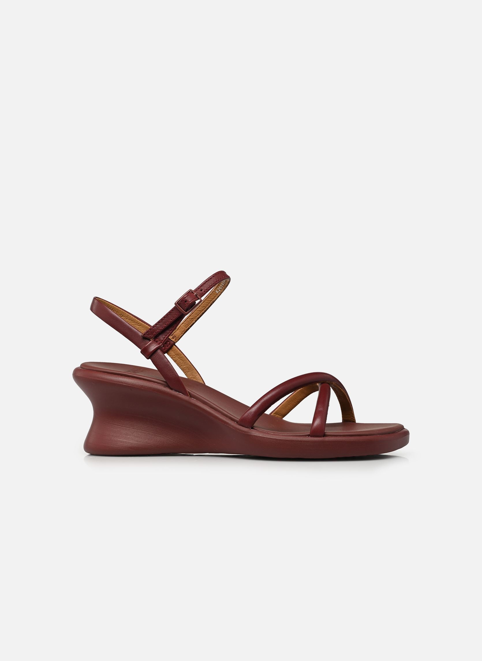 Sandalen met sleehak en plateau Lousie K201916 dames bordeaux Camper Sandalen met sleehak en plateau Lousie K201916 dames bordeaux Ultrasoft Garnet