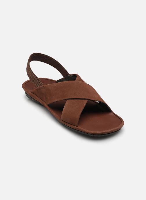 Camper Sandales plates Isla Ry K201926 femme marron