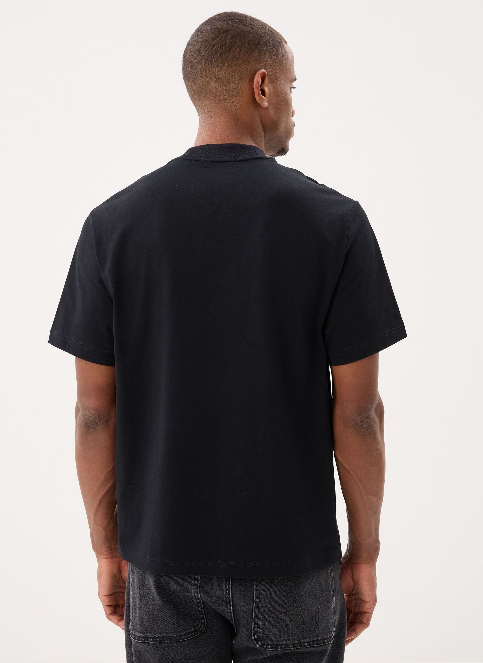 Kurzarm-T-Shirts Pocket Detail T-Shirt herren schwarz Fred Perry Kurzarm-T-Shirts Pocket Detail T-Shirt herren schwarz Black
