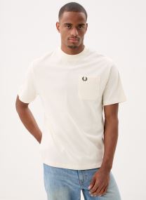 Kurzarm-T-Shirts Pocket Detail T-Shirt herren weiß