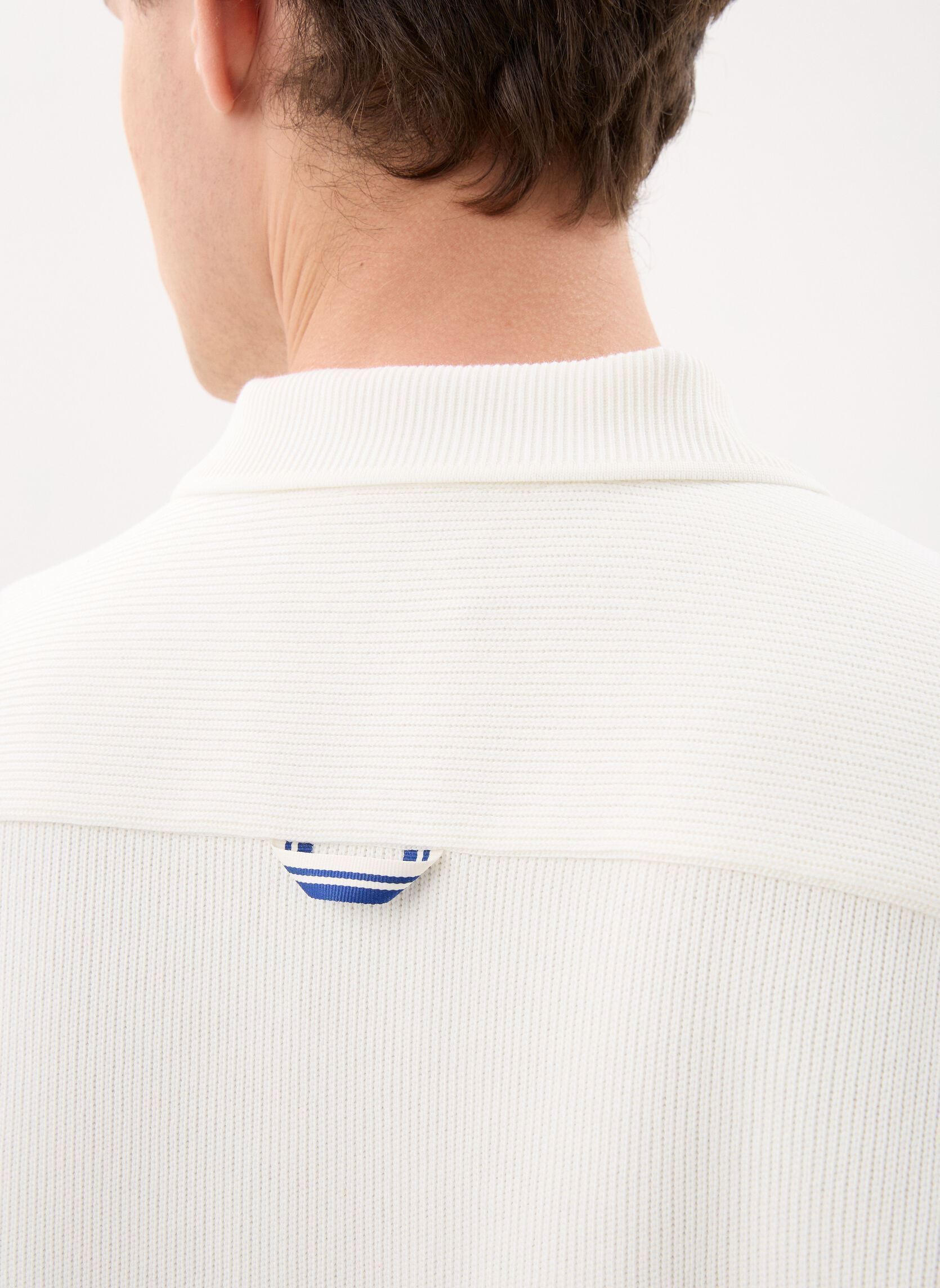 Korte mouwen polo's Tipped Sleeve Collared Sweat heren wit Fred Perry Korte mouwen polo's Tipped Sleeve Collared Sweat heren wit Snow white