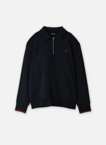 Polos Half Zip Collared Sweatshirt homme beige