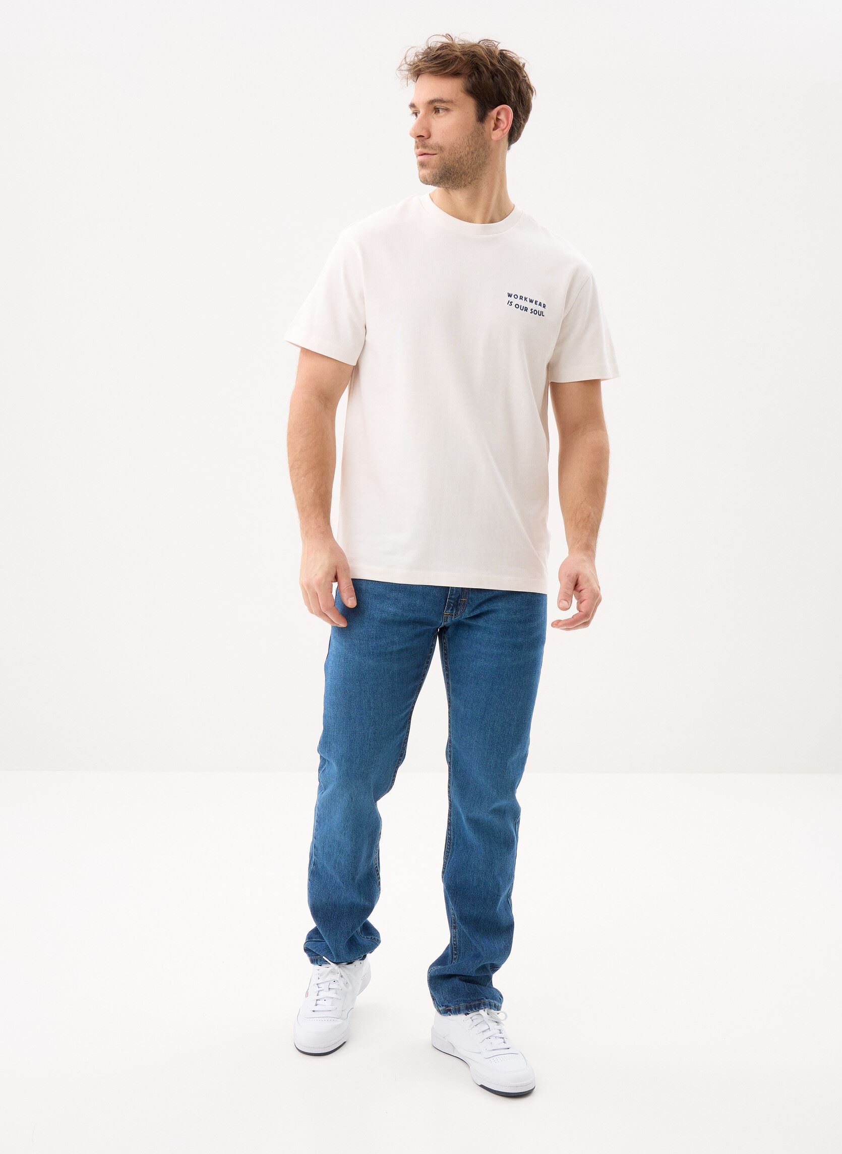 Rechte jeans / Straight Leg Jeans Slim Straight heren blauw Lee Rechte jeans / Straight Leg Jeans Slim Straight heren blauw INDY