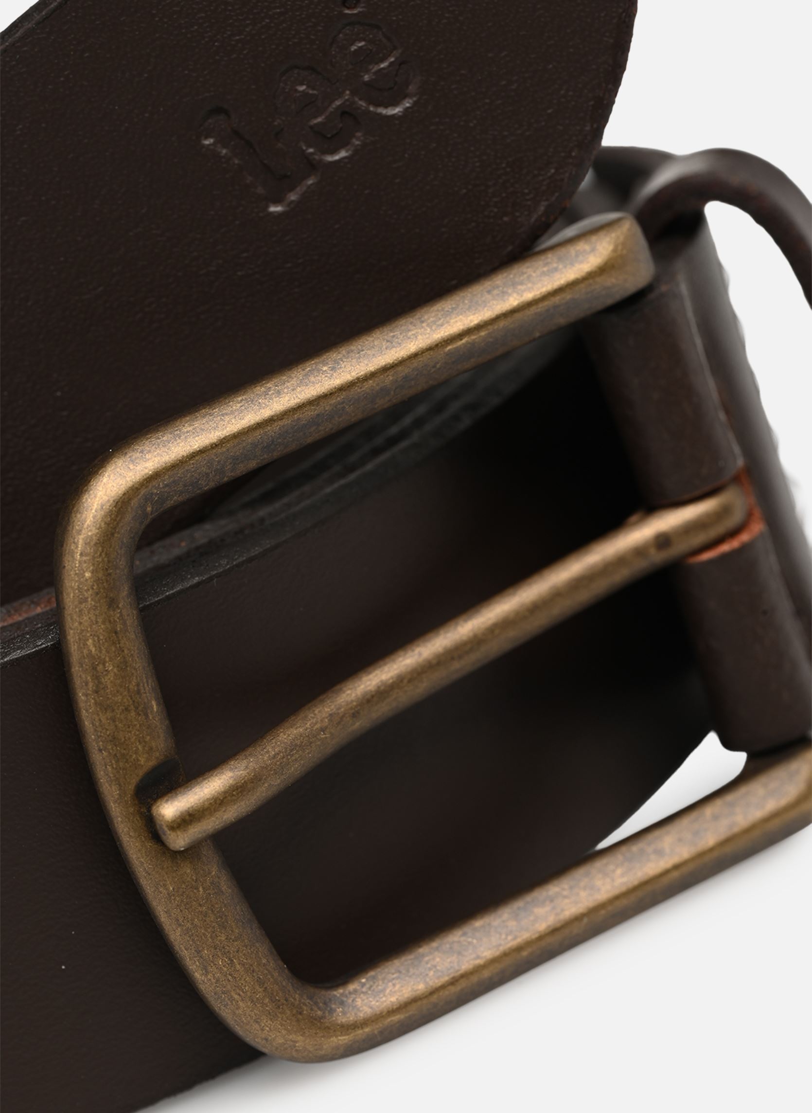 Riemen Core Belt heren bruin Lee Riemen Core Belt heren bruin DARK BROWN
