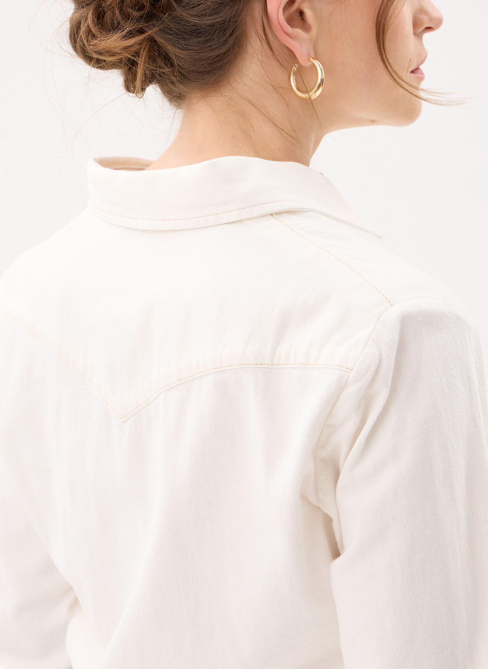 Langarm-Hemden Regular Western Shirt damen weiß Lee Langarm-Hemden Regular Western Shirt damen weiß WINTER LIGHT