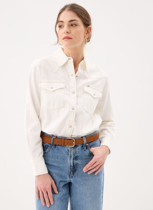 Lee Chemises manches longues Regular Western Shirt femme blanc
