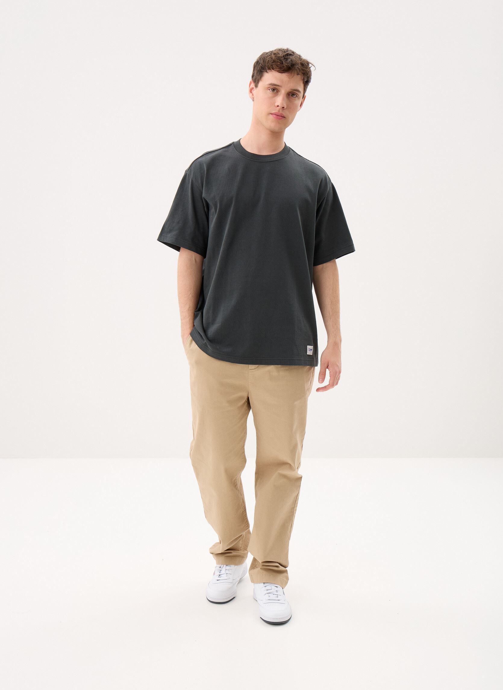 Tee-shirts manches courtes Workwear Boxy Tee homme noir Lee Tee-shirts manches courtes Workwear Boxy Tee homme noir WASHED BLACK