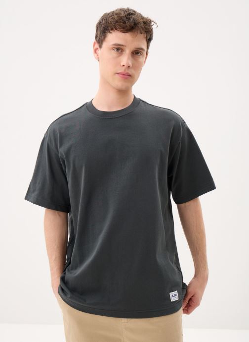 Lee Kurzarm-T-Shirts Workwear Boxy Tee herren schwarz