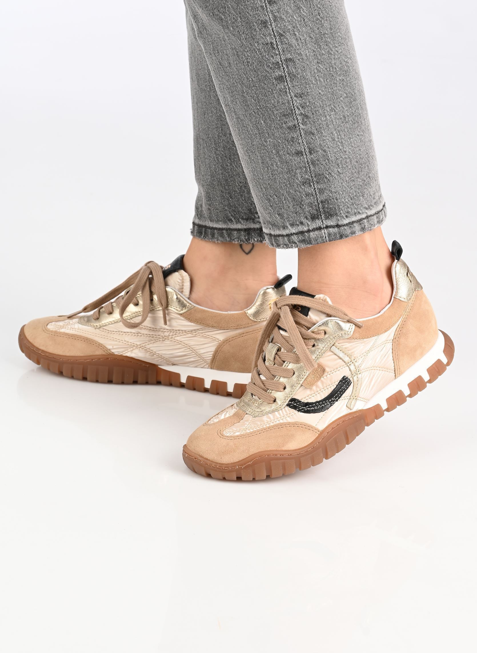 Sneaker N06107 damen beige Mjus Sneaker N06107 damen beige AVENA+CAMEL+PLATINO+NERO