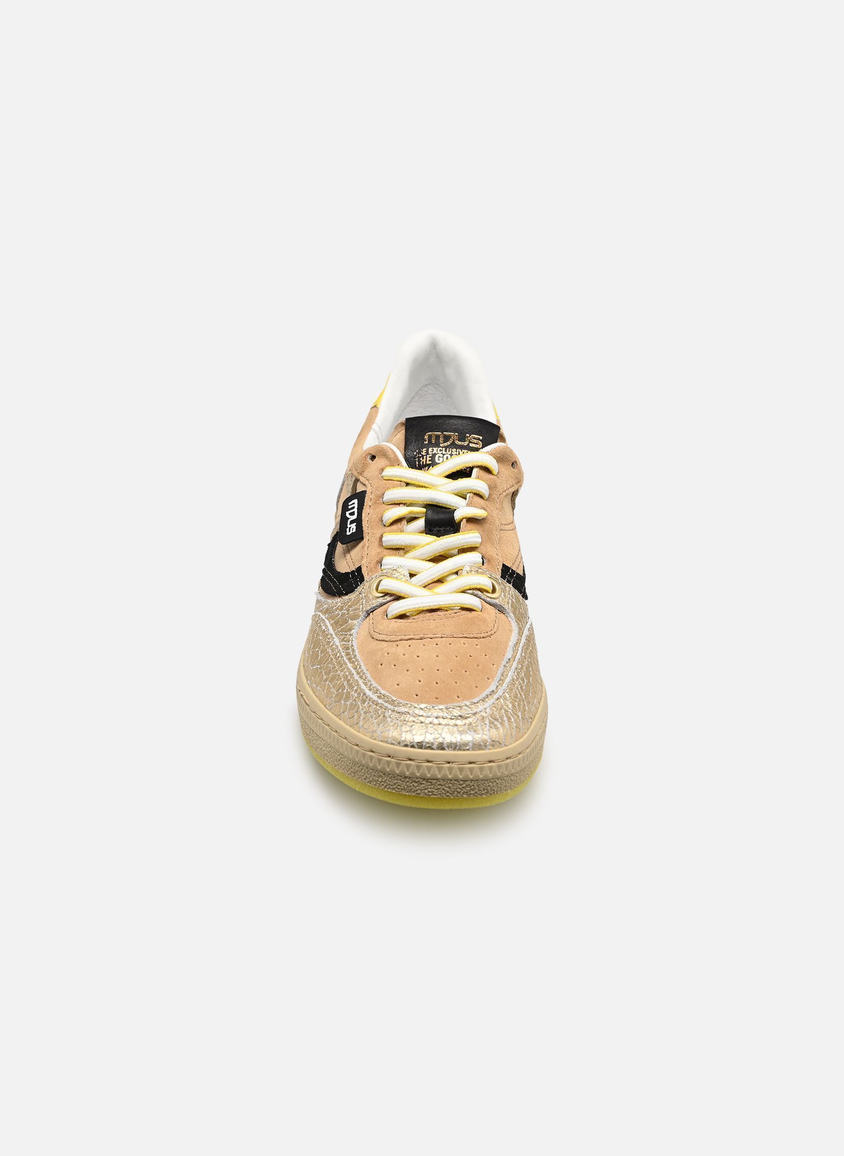 Baskets N11114 femme or et bronze Mjus Baskets N11114 femme or et bronze PLATINO+AVENA+PLATINO+GIALLO+N