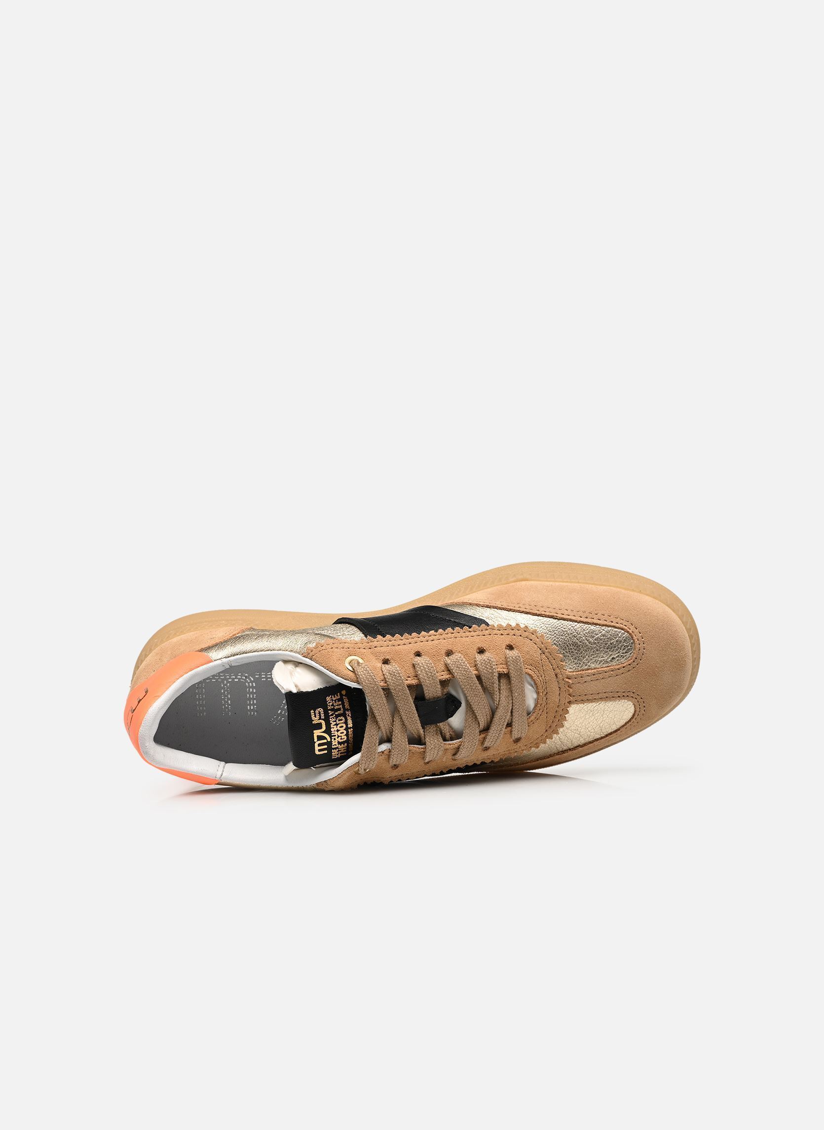 Sneakers N04101 dames beige Mjus Sneakers N04101 dames beige AVENA+PLATINO+NERO+LATTE+ARANC