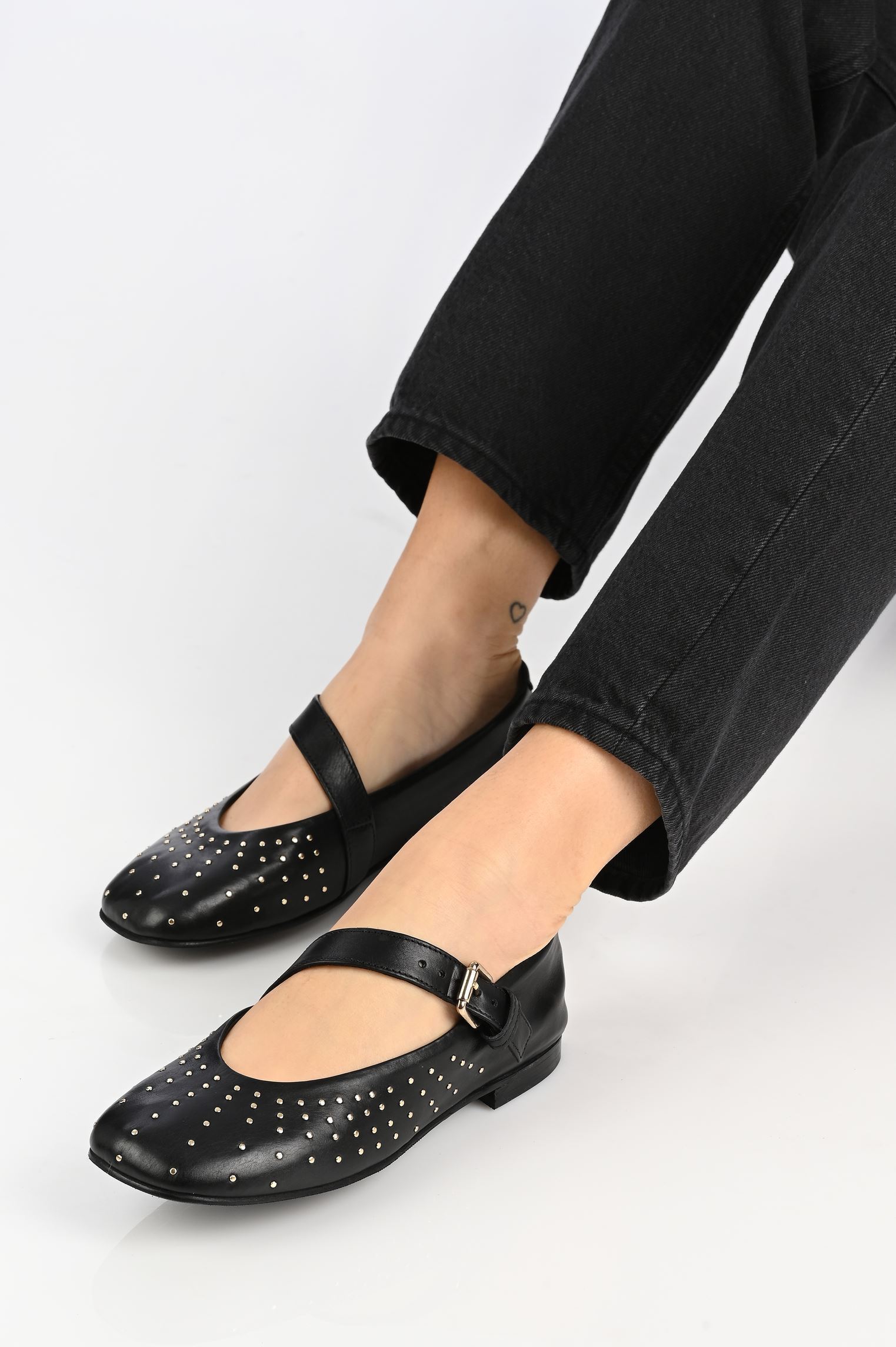 Ballerines classiques N15105 femme noir Mjus Ballerines classiques N15105 femme noir Nero