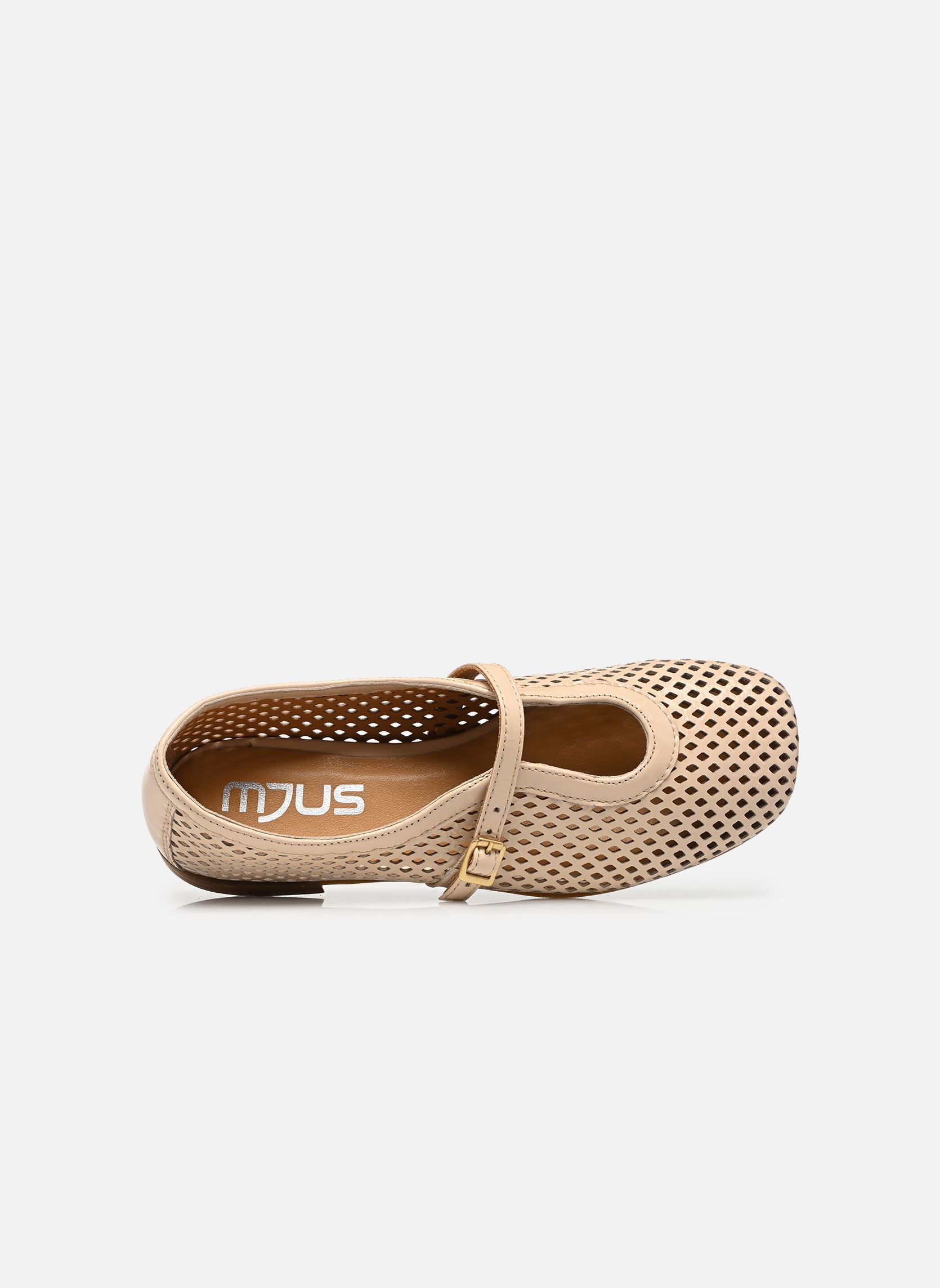Ballerines classiques N15106 femme beige Mjus Ballerines classiques N15106 femme beige BEIGE+BEIGE