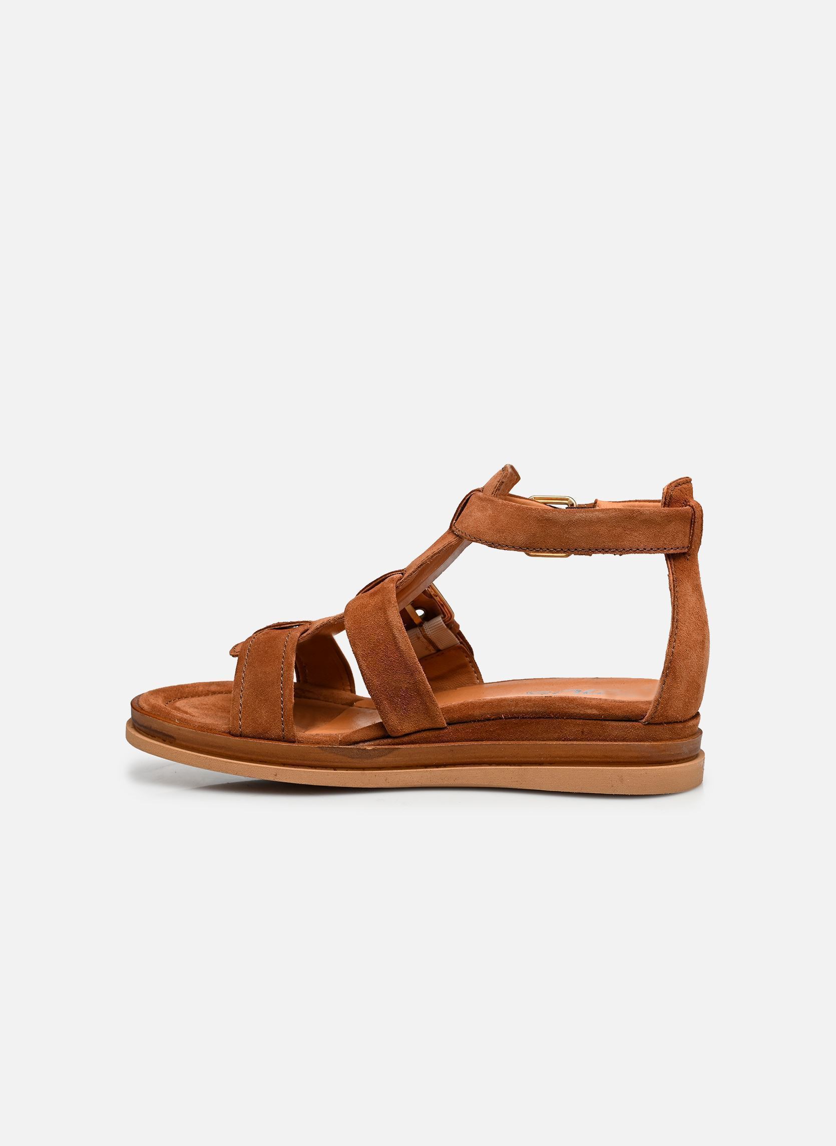 Sandales compensées et plateformes N14006 femme marron Mjus Sandales compensées et plateformes N14006 femme marron Tabacco