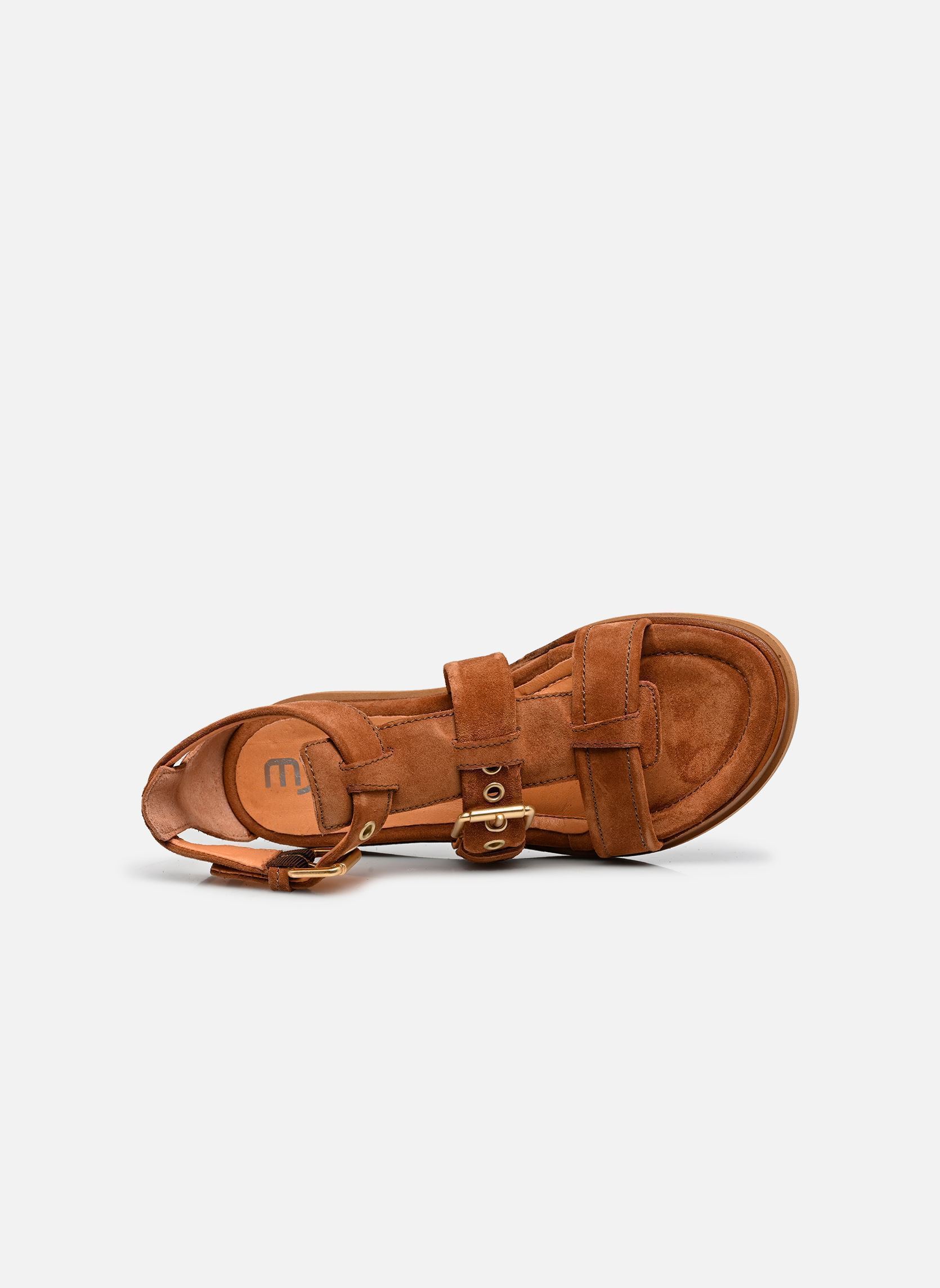 Sandales compensées et plateformes N14006 femme marron Mjus Sandales compensées et plateformes N14006 femme marron Tabacco