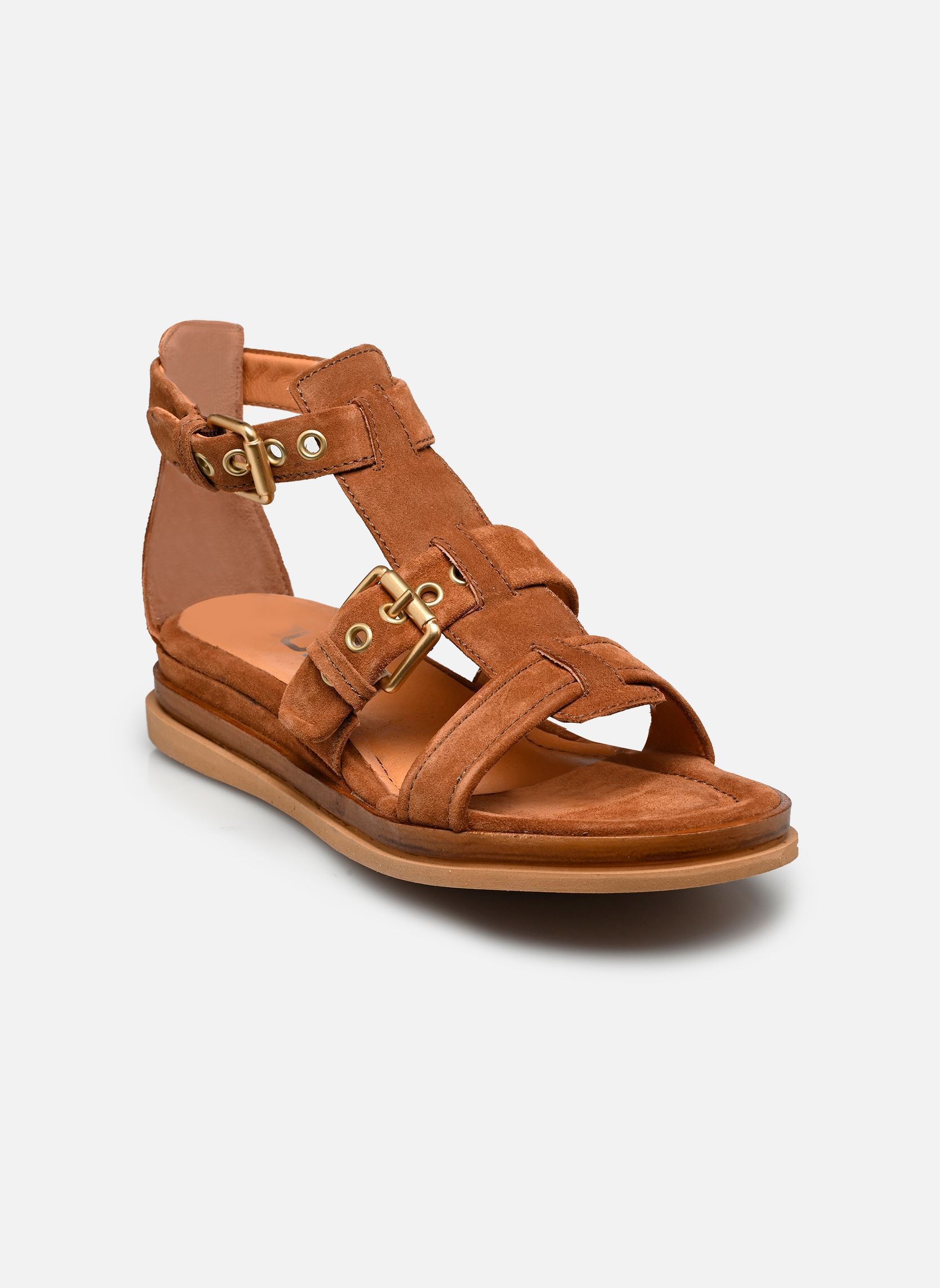 Sandales compensées et plateformes N14006 femme marron Mjus Sandales compensées et plateformes N14006 femme marron Tabacco