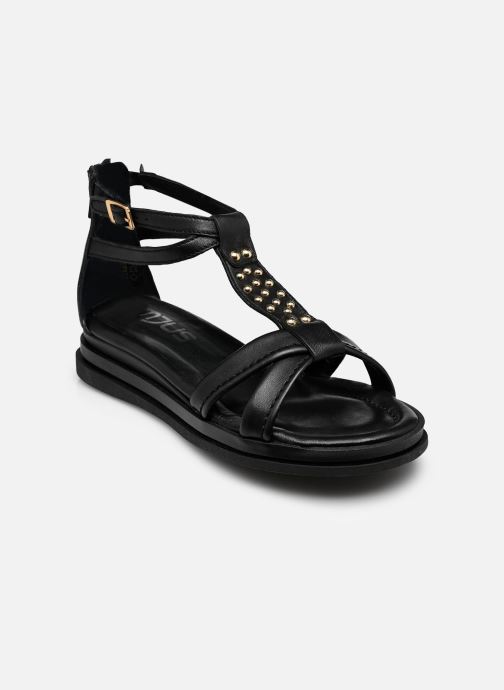 Mjus Sandalen met sleehak en plateau N14005 dames zwart