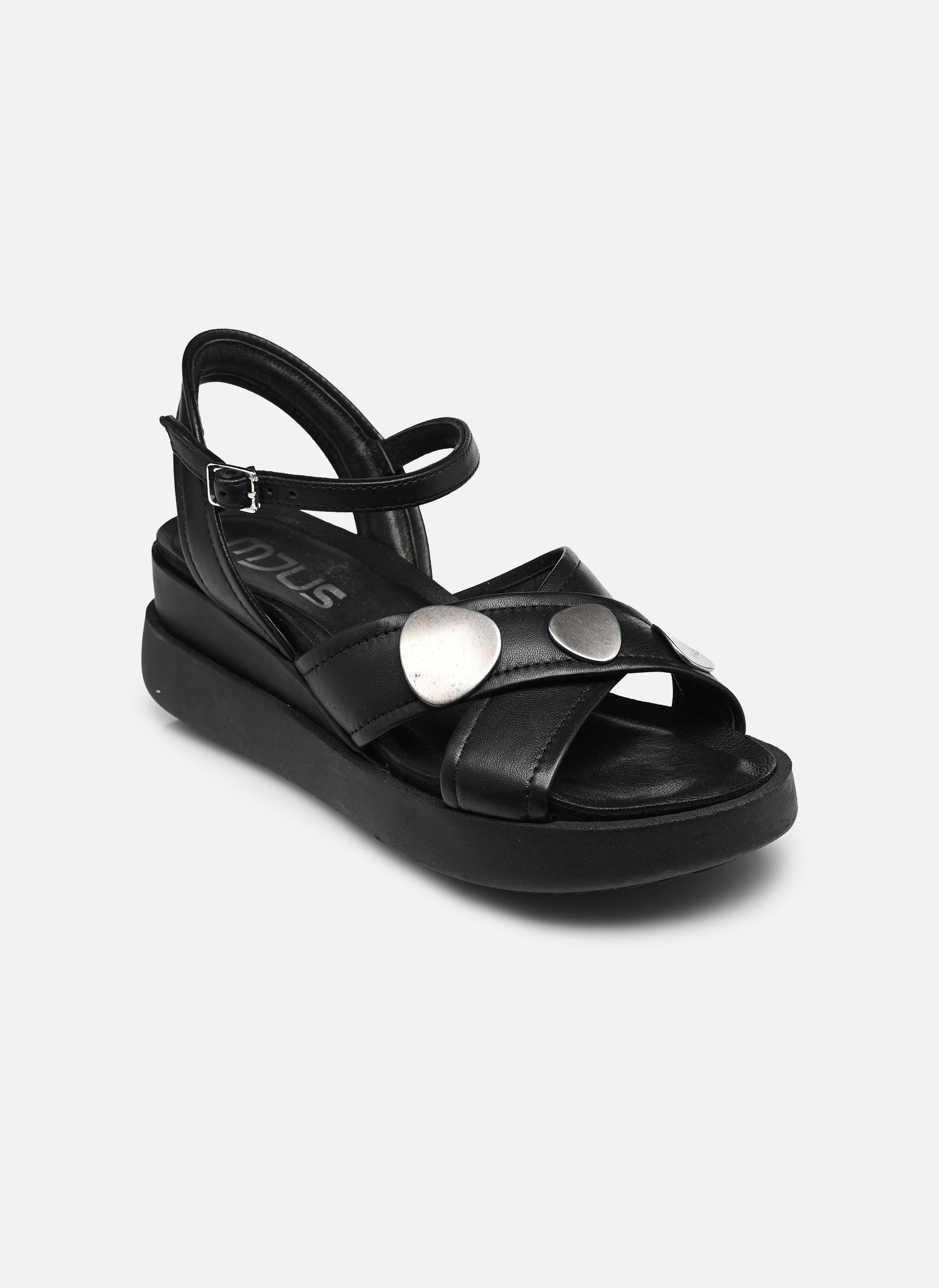Keil- und Plateausandalen N16009 damen schwarz Mjus Keil- und Plateausandalen N16009 damen schwarz Nero