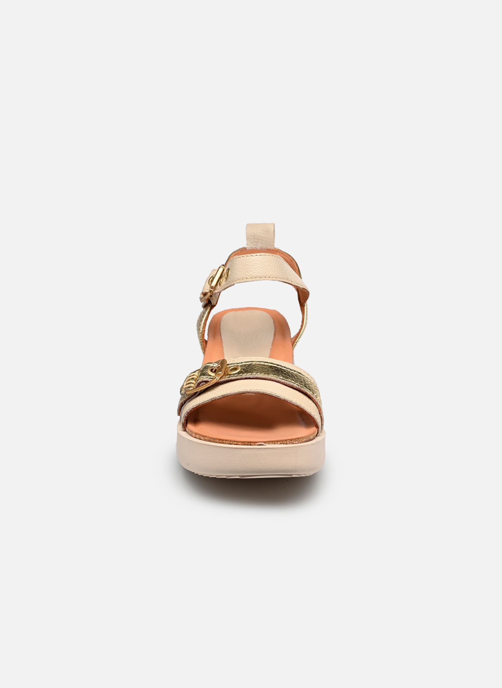 Keil- und Plateausandalen N16006 damen gold und bronze Mjus Keil- und Plateausandalen N16006 damen gold und bronze CORDA+CHAMPAGNE