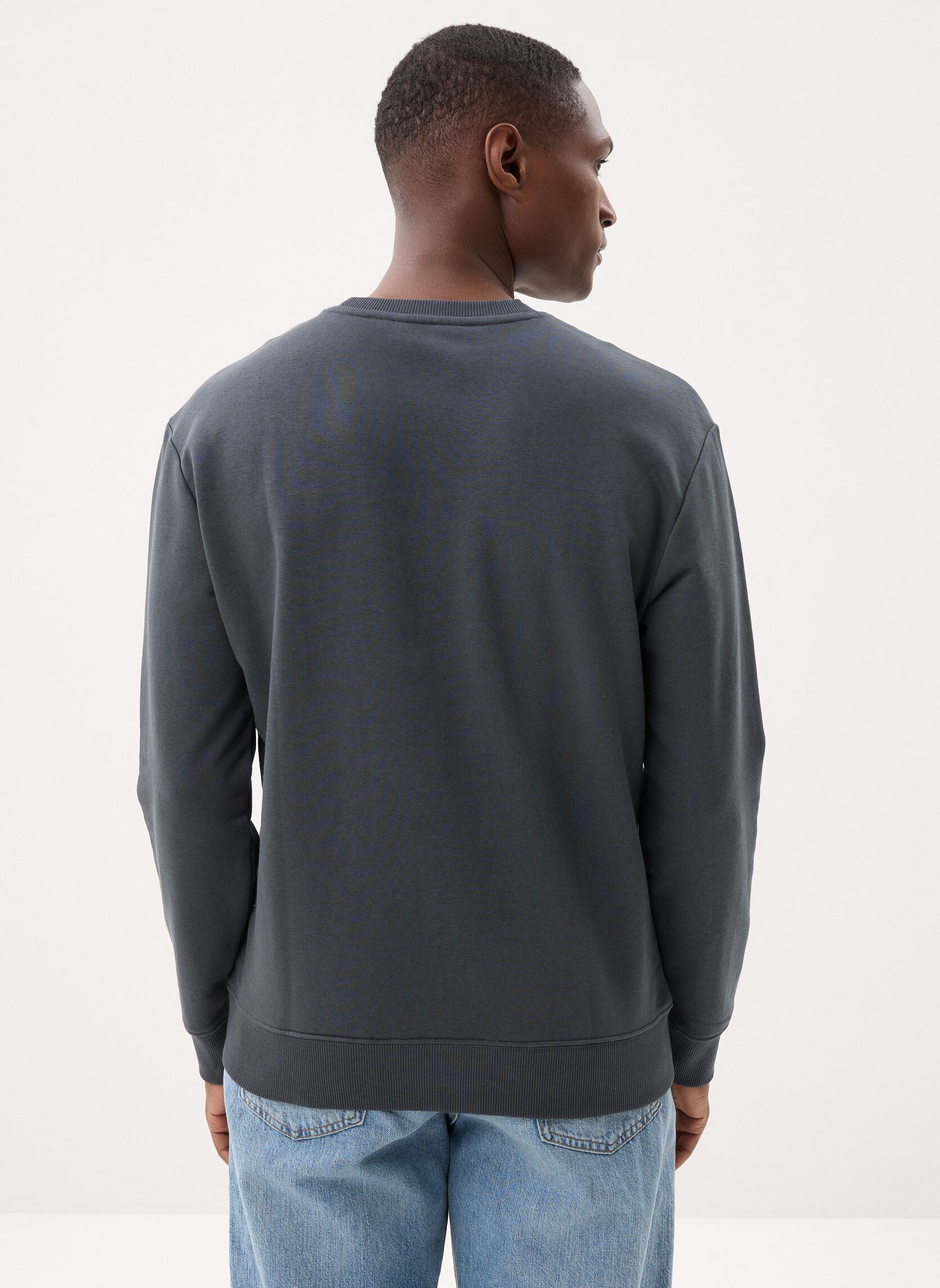 Sweatshirts Wobbly Lee Sws herren schwarz Lee Sweatshirts Wobbly Lee Sws herren schwarz WASHED BLACK