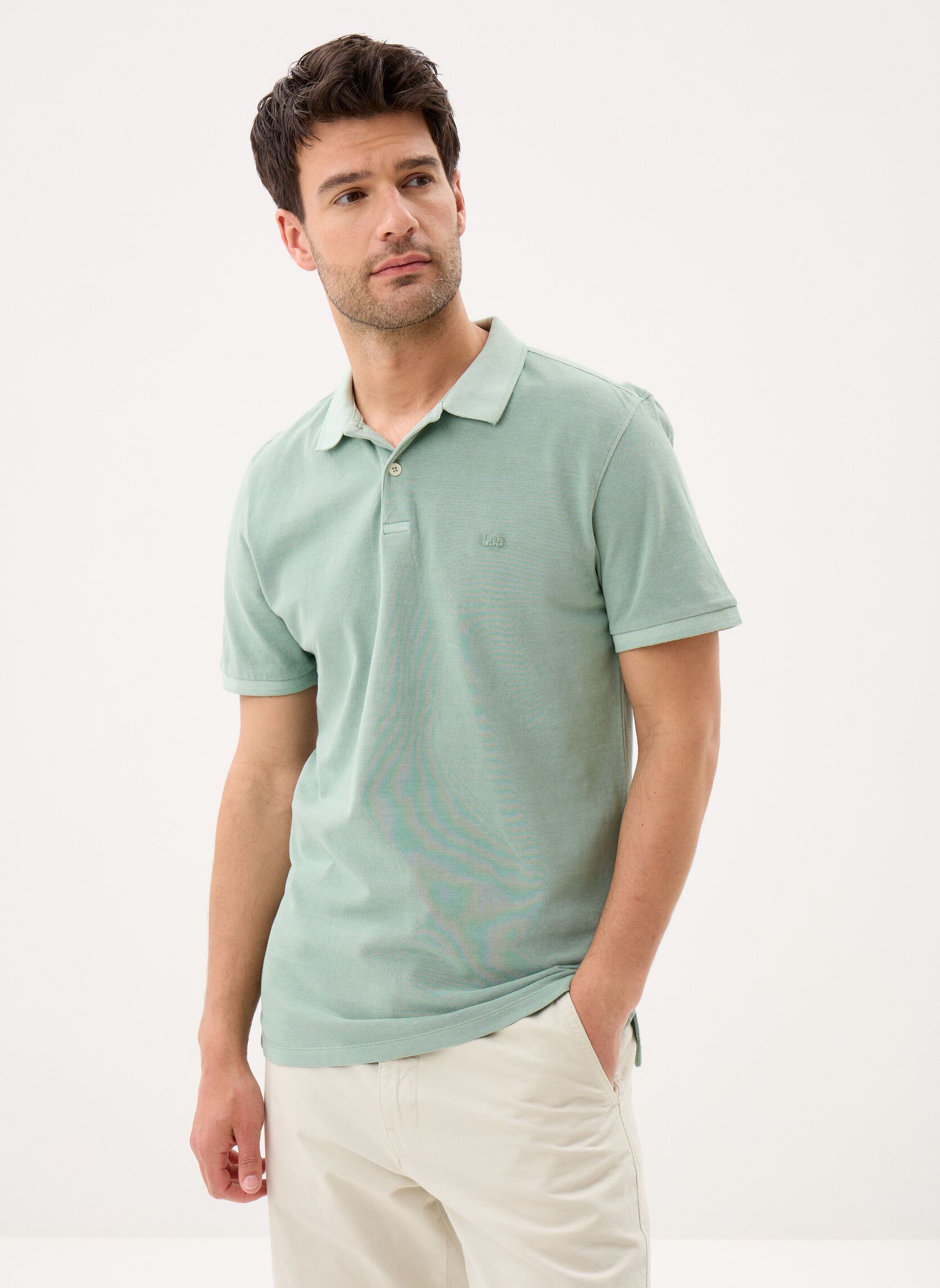 Vêtements Lee Garment Dye Polo pour Homme