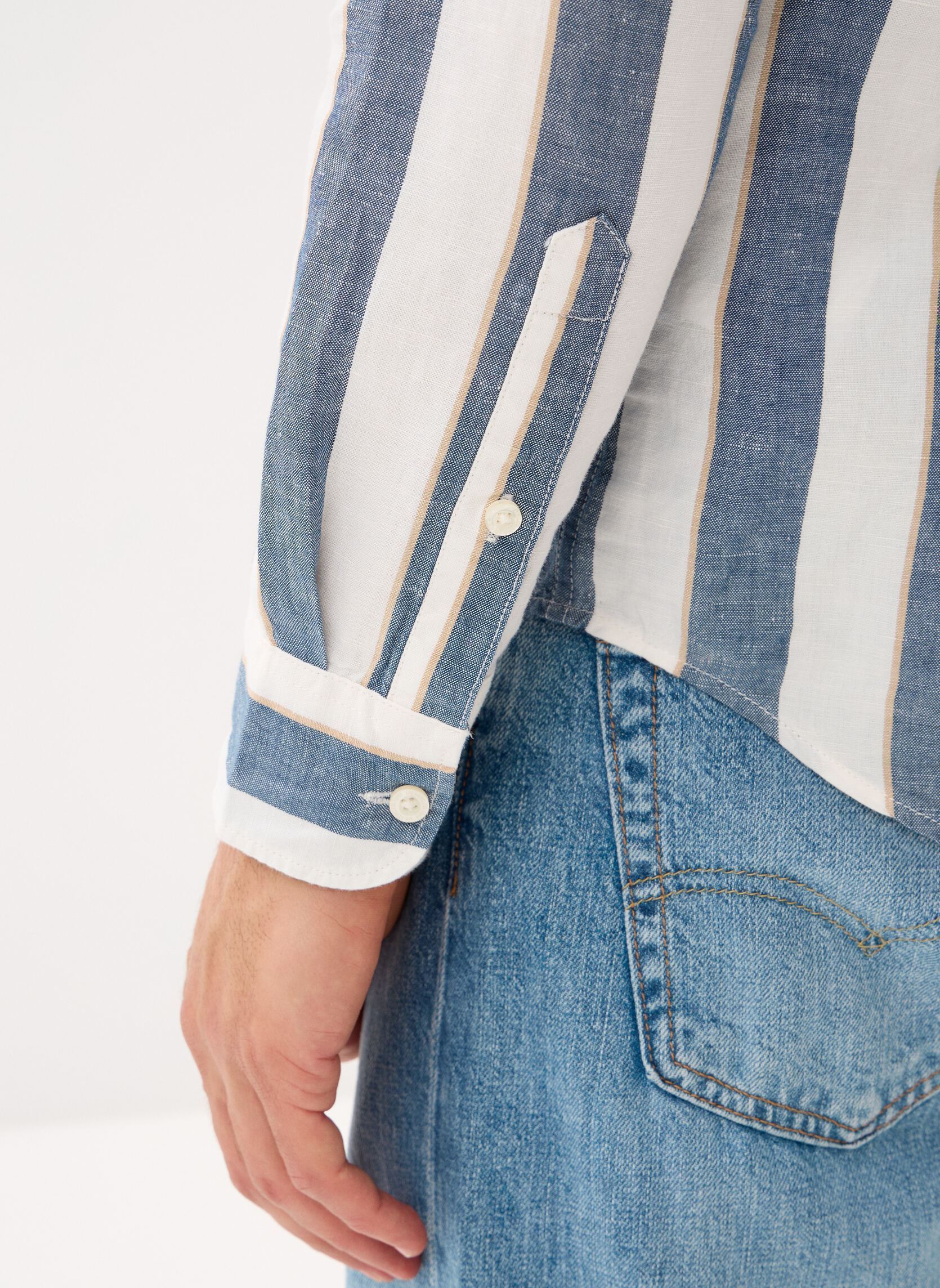 Chemises Lee Shirt homme bleu Lee Chemises Lee Shirt homme bleu BLUE STRIPE