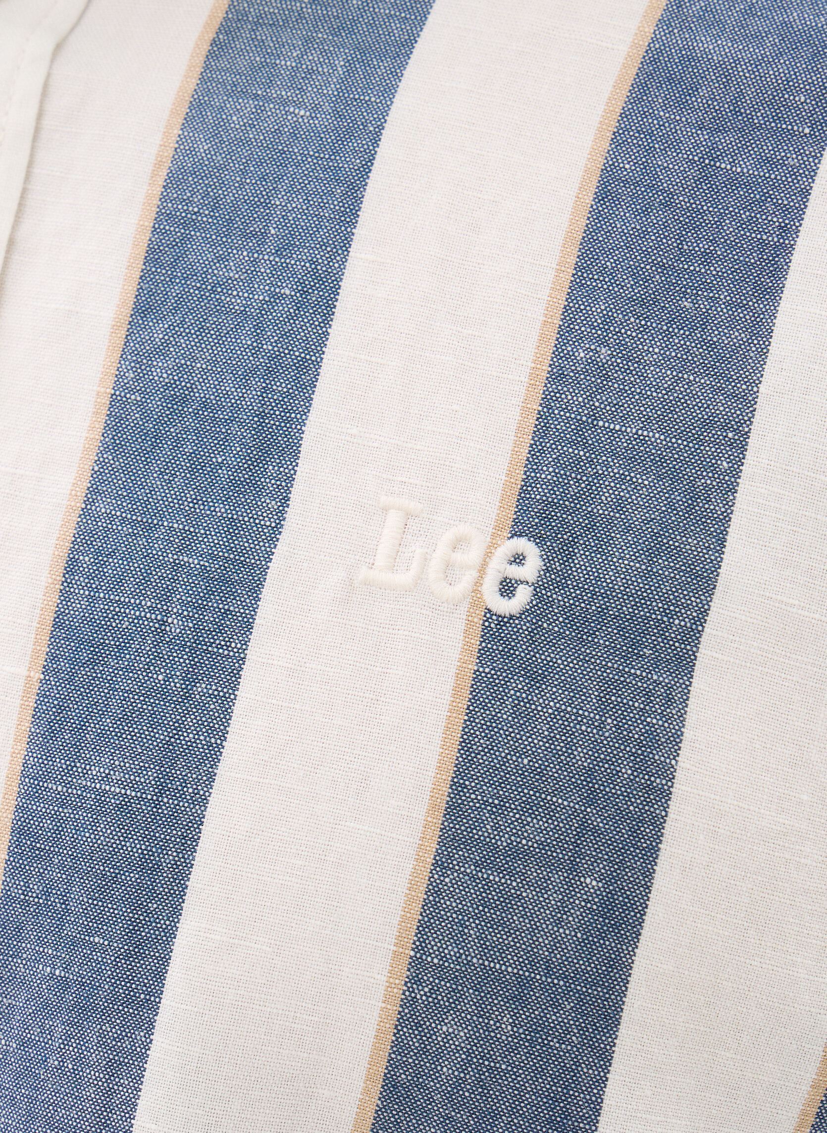 Chemises Lee Shirt homme bleu Lee Chemises Lee Shirt homme bleu BLUE STRIPE