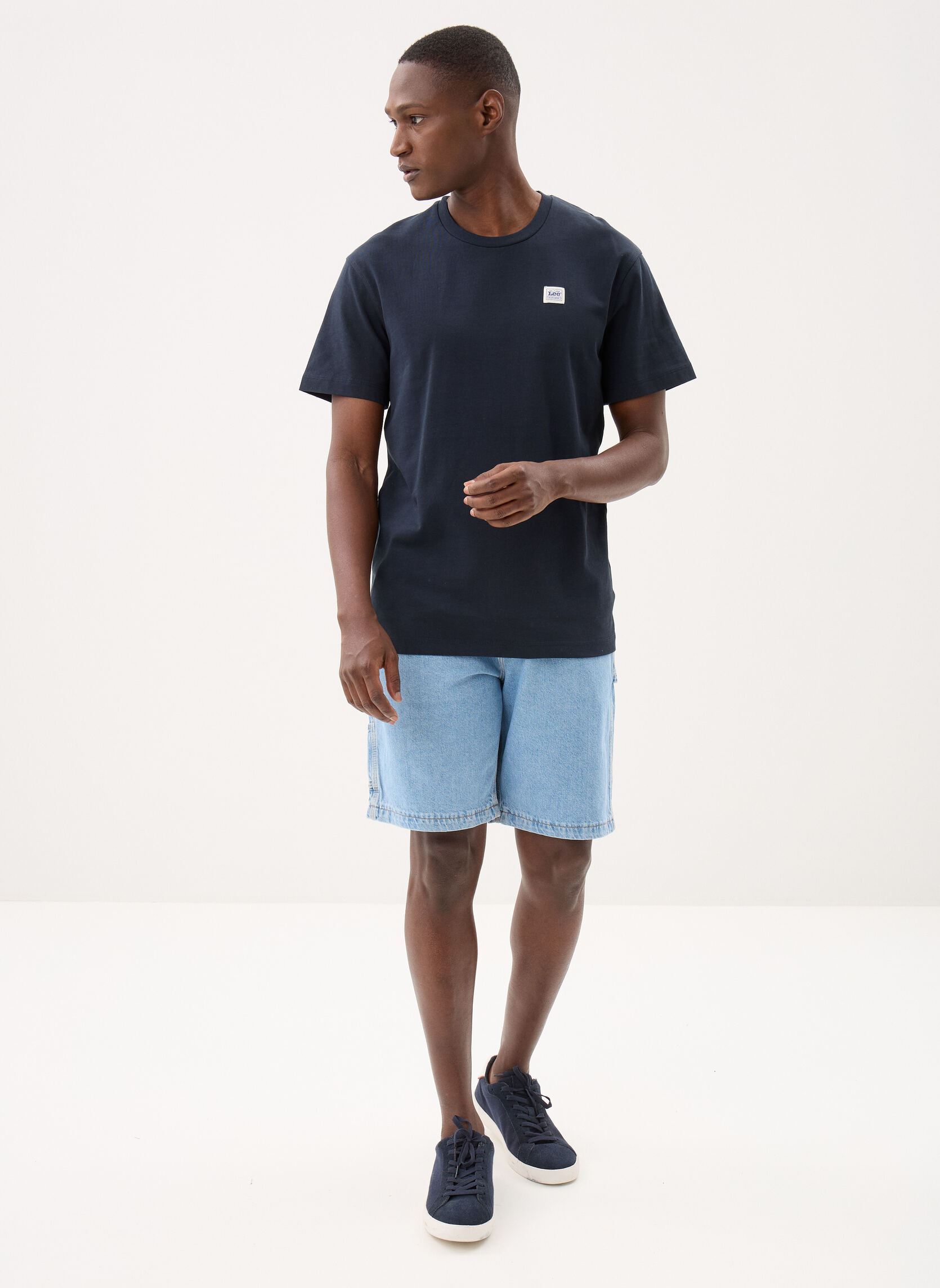 Tee-shirts manches courtes Workwear Tee homme bleu Lee Tee-shirts manches courtes Workwear Tee homme bleu REBEL NAVY