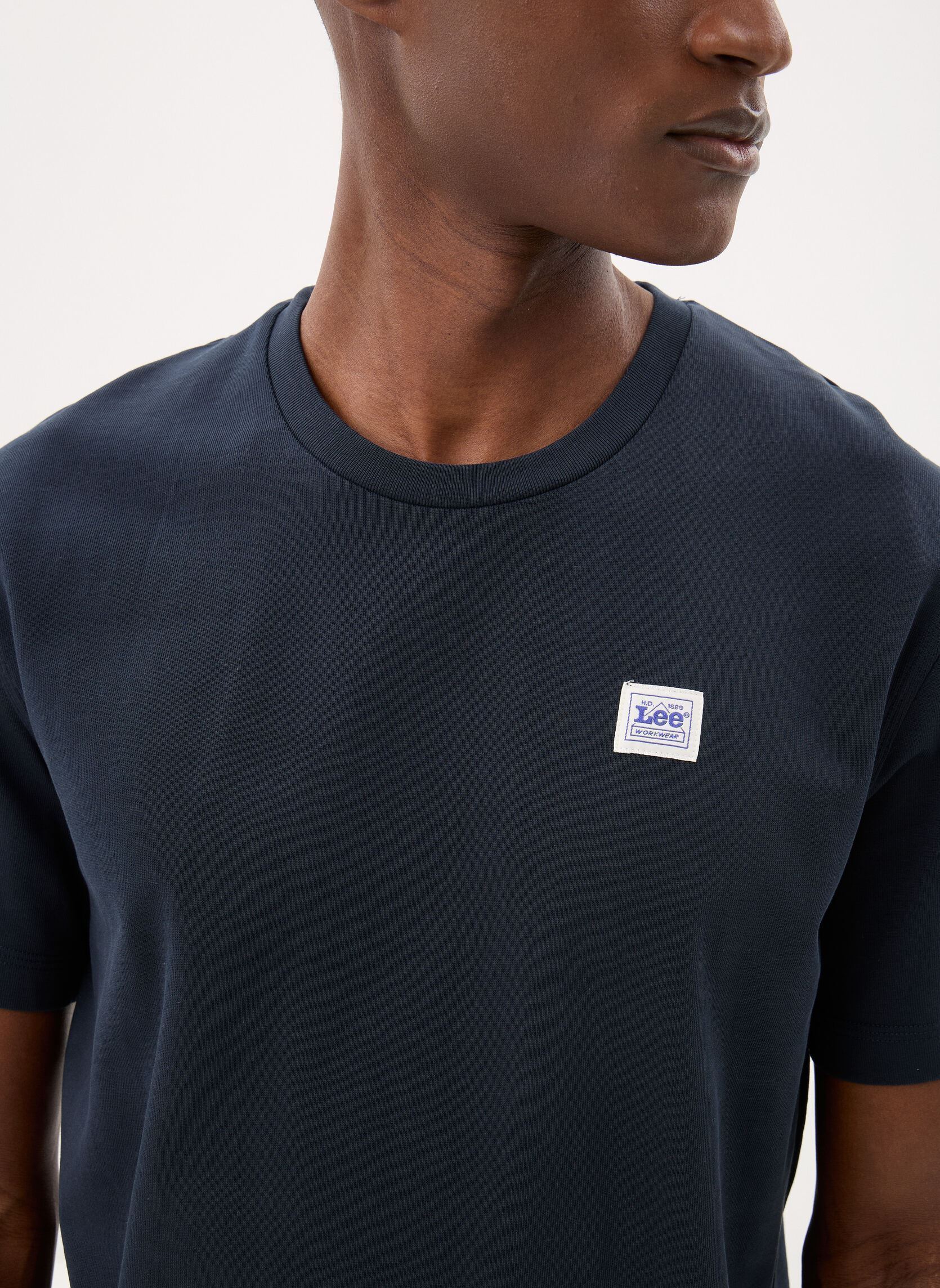 Tee-shirts manches courtes Workwear Tee homme bleu Lee Tee-shirts manches courtes Workwear Tee homme bleu REBEL NAVY