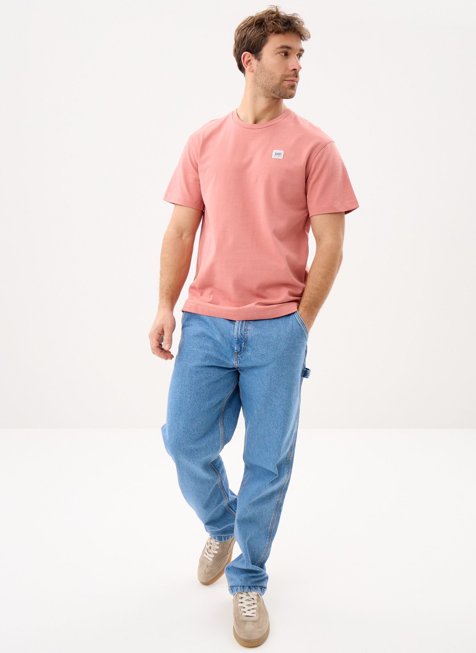 Tee-shirts manches courtes Workwear Tee homme rose Lee Tee-shirts manches courtes Workwear Tee homme rose MALLORY