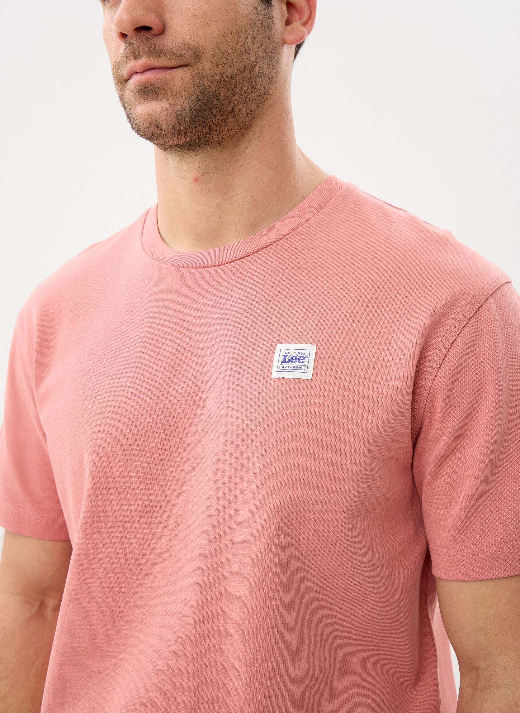 Tee-shirts manches courtes Workwear Tee homme rose Lee Tee-shirts manches courtes Workwear Tee homme rose MALLORY