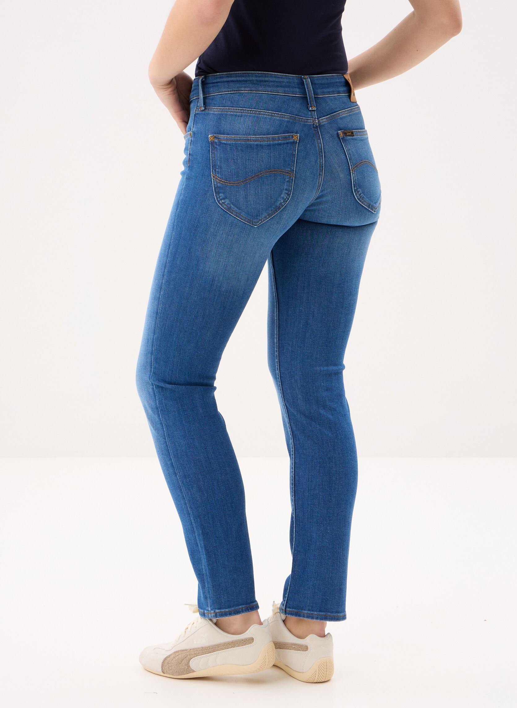 Jeans droit Marion femme bleu Lee Jeans droit Marion femme bleu AZURE WAVE