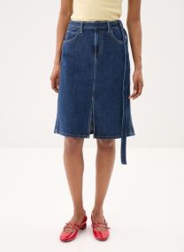 Jupes courtes Midi Skirt With Bow femme bleu