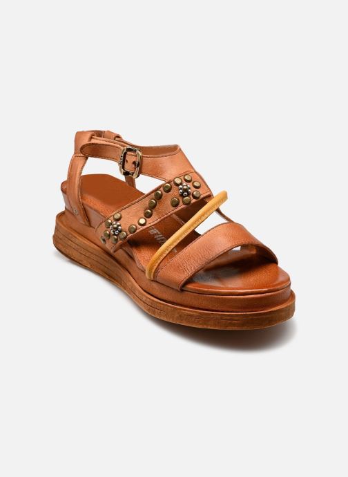 AS98 Sandales compensées et plateformes A15053 femme marron