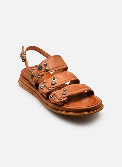 AS98 Keil- und Plateausandalen B60020 damen braun