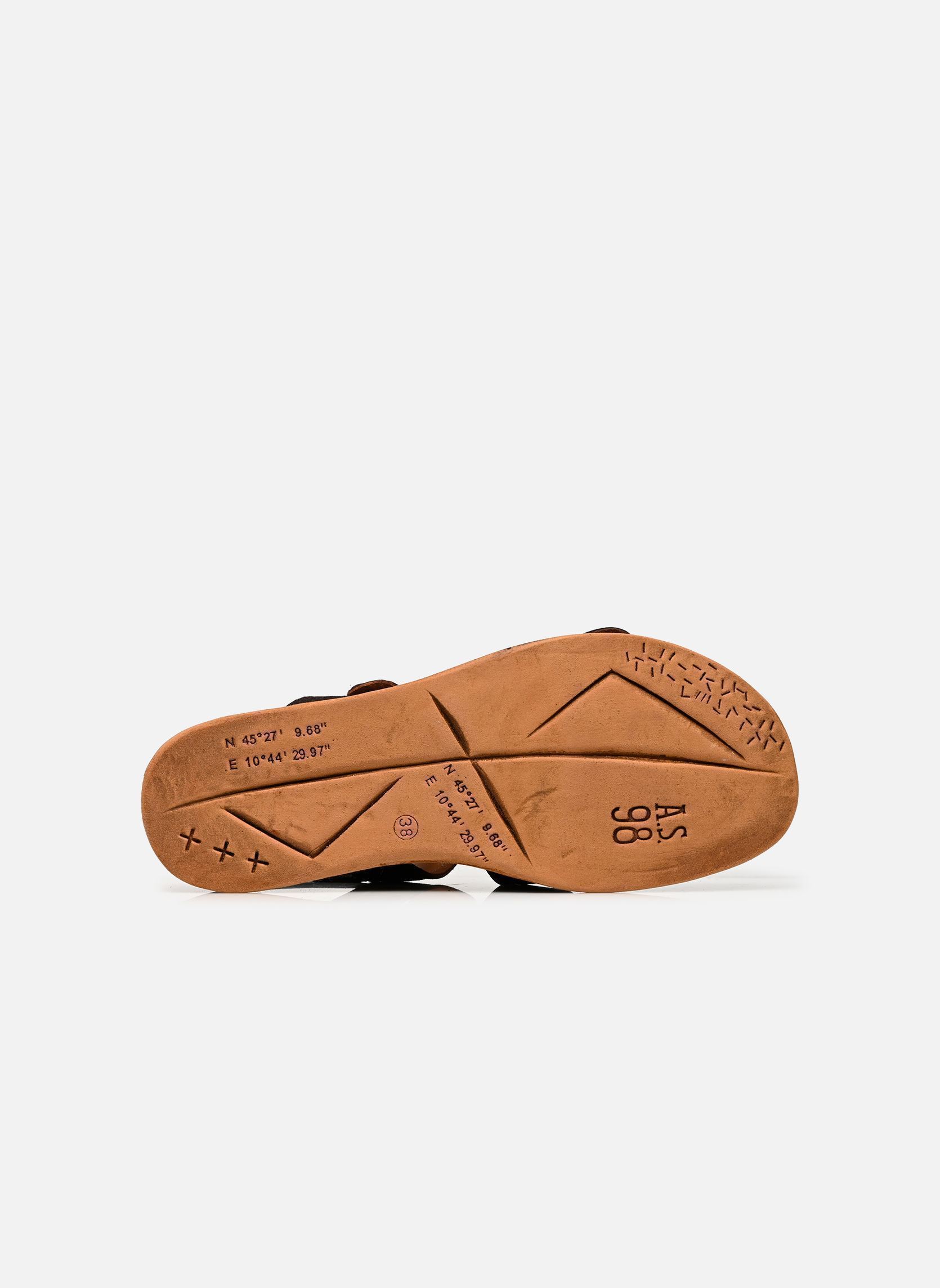 Sandales compensées et plateformes B60020 femme marron AS98 Sandales compensées et plateformes B60020 femme marron EBANO