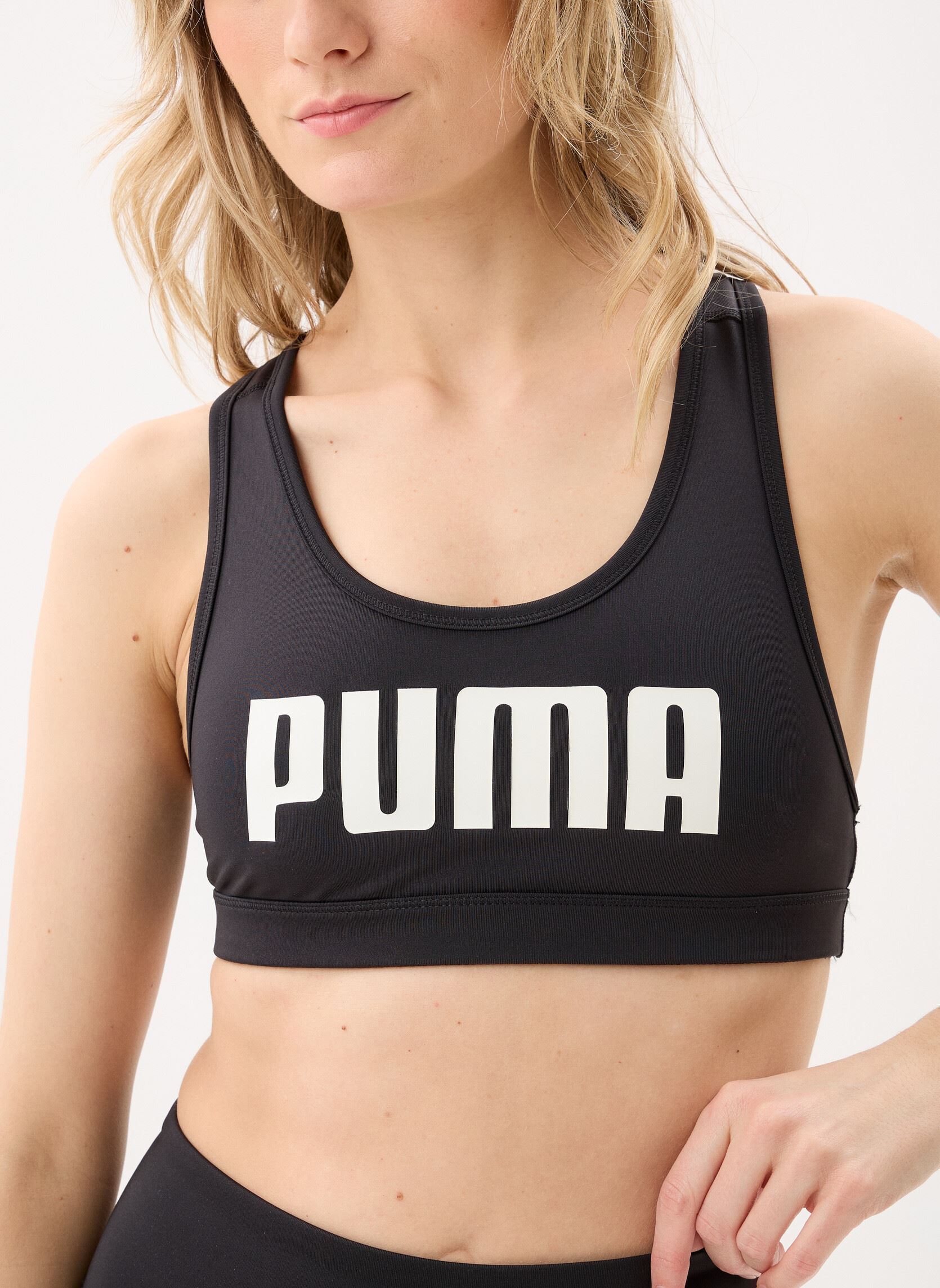 Sport-BHs 4KEEPS Bra - Puma Logo damen schwarz Puma Sport-BHs 4KEEPS Bra - Puma Logo damen schwarz PUMA BLACK-WHITE PUMA