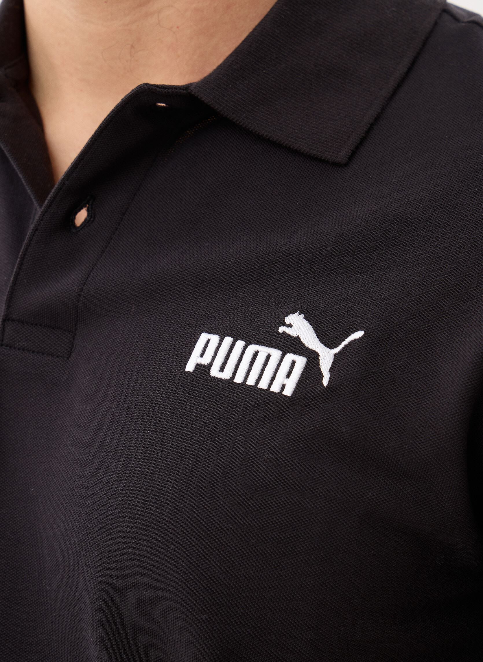 Kurzarm-Poloshirts ESS No. 1 Logo Pique Polo herren schwarz Puma Kurzarm-Poloshirts ESS No. 1 Logo Pique Polo herren schwarz PUMA BLACK