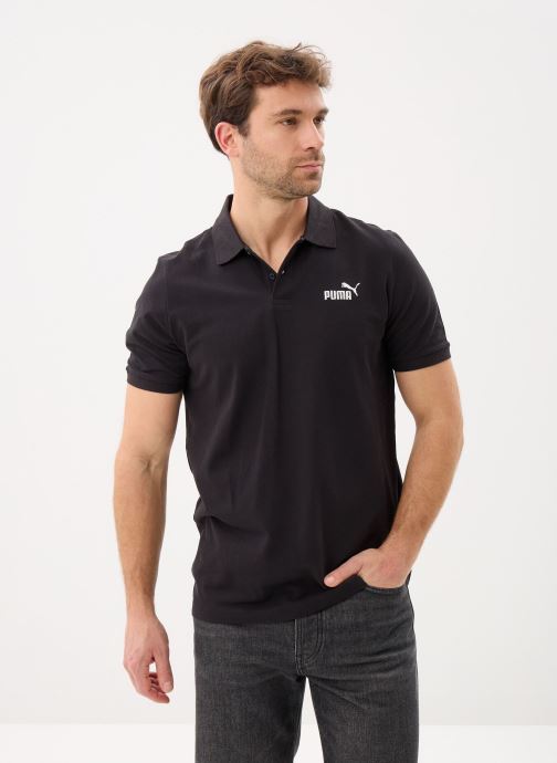 Puma Polos manches courtes ESS No. 1 Logo Pique Polo homme noir