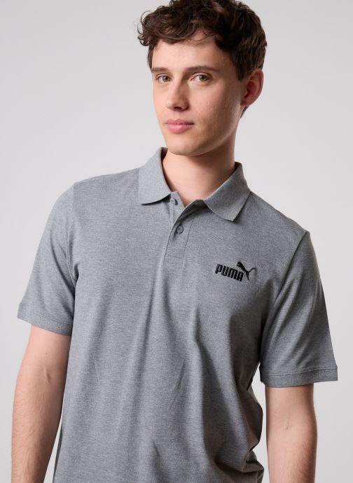 Puma Polos manches courtes ESS No. 1 Logo Pique Polo homme gris