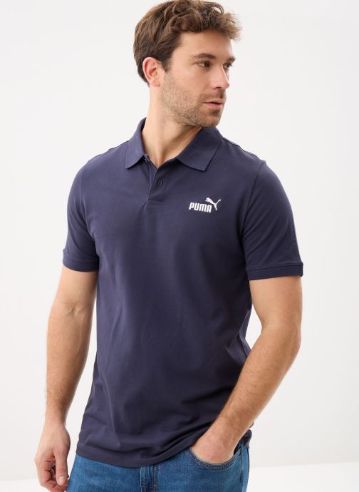 Puma Polos manches courtes ESS No. 1 Logo Pique Polo homme bleu