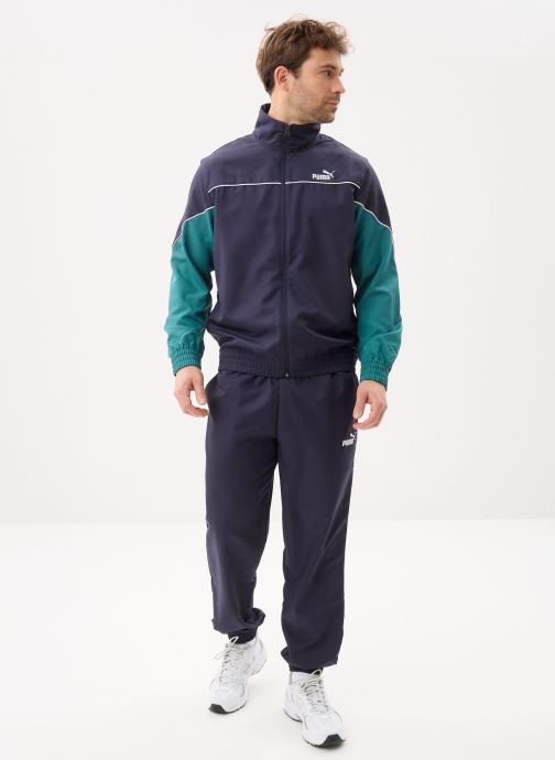 Puma Ensembles de survêtement Woven Colorblock Suit homme bleu