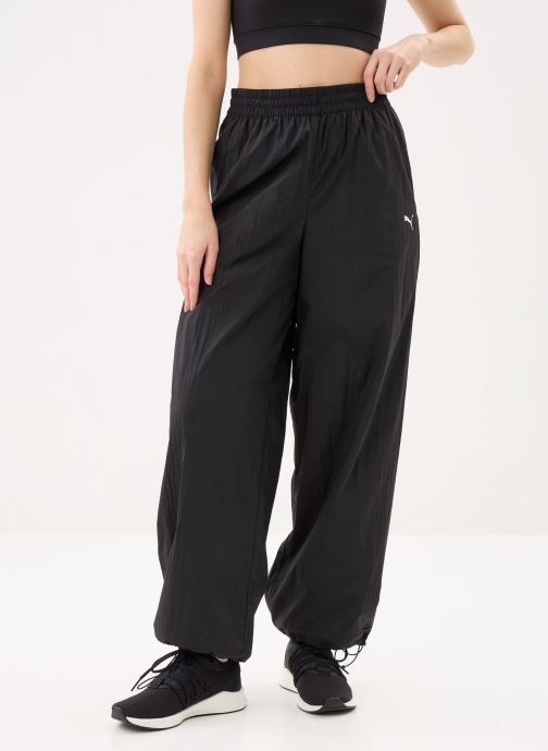 Puma Wijde broeken PUMA SPORT Relaxed Woven Pants op dames zwart