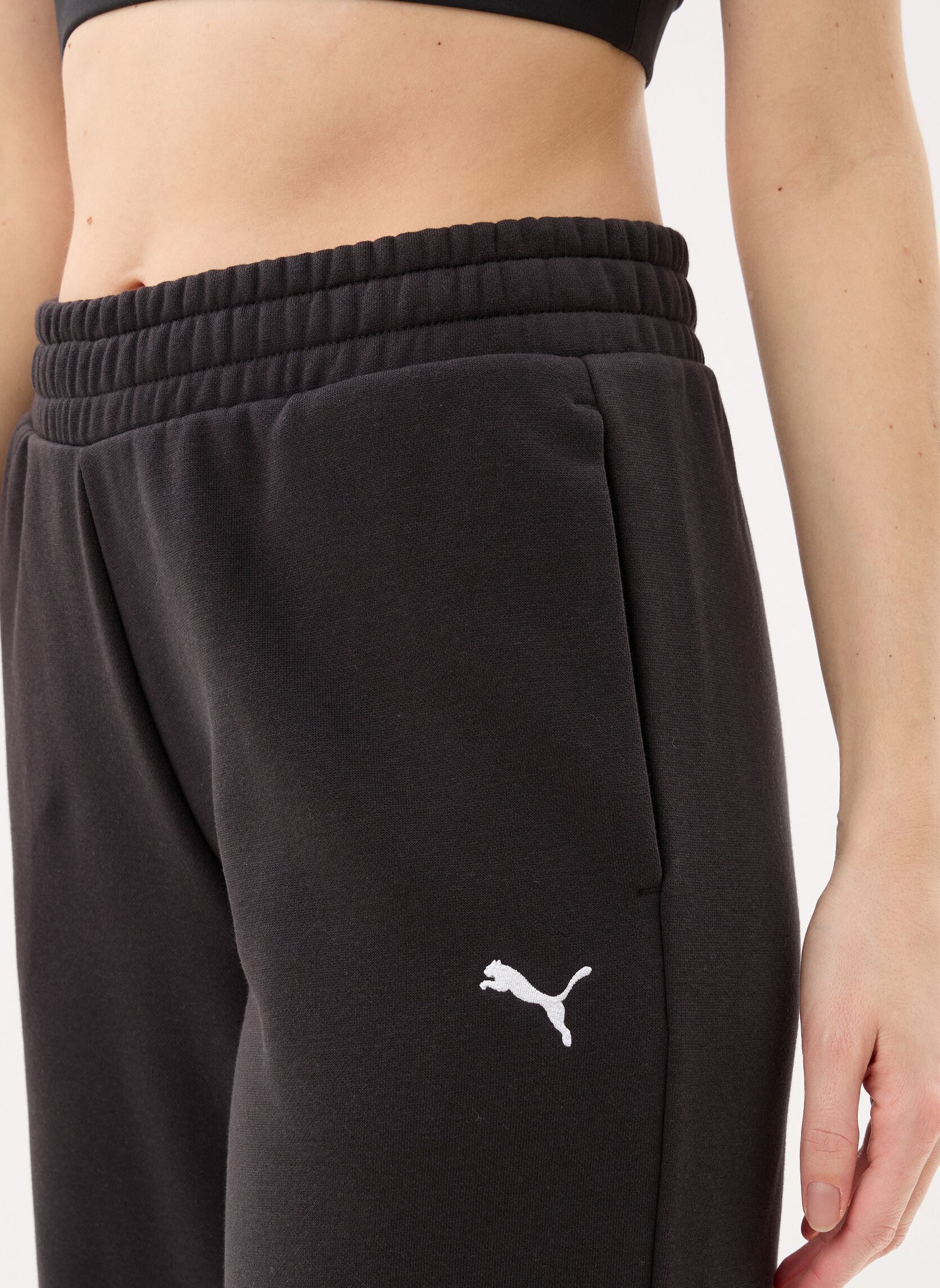 Pantalons larges ESS Cat Comfort Wide Leg Pants FL op femme noir Puma Pantalons larges ESS Cat Comfort Wide Leg Pants FL op femme noir PUMA BLACK