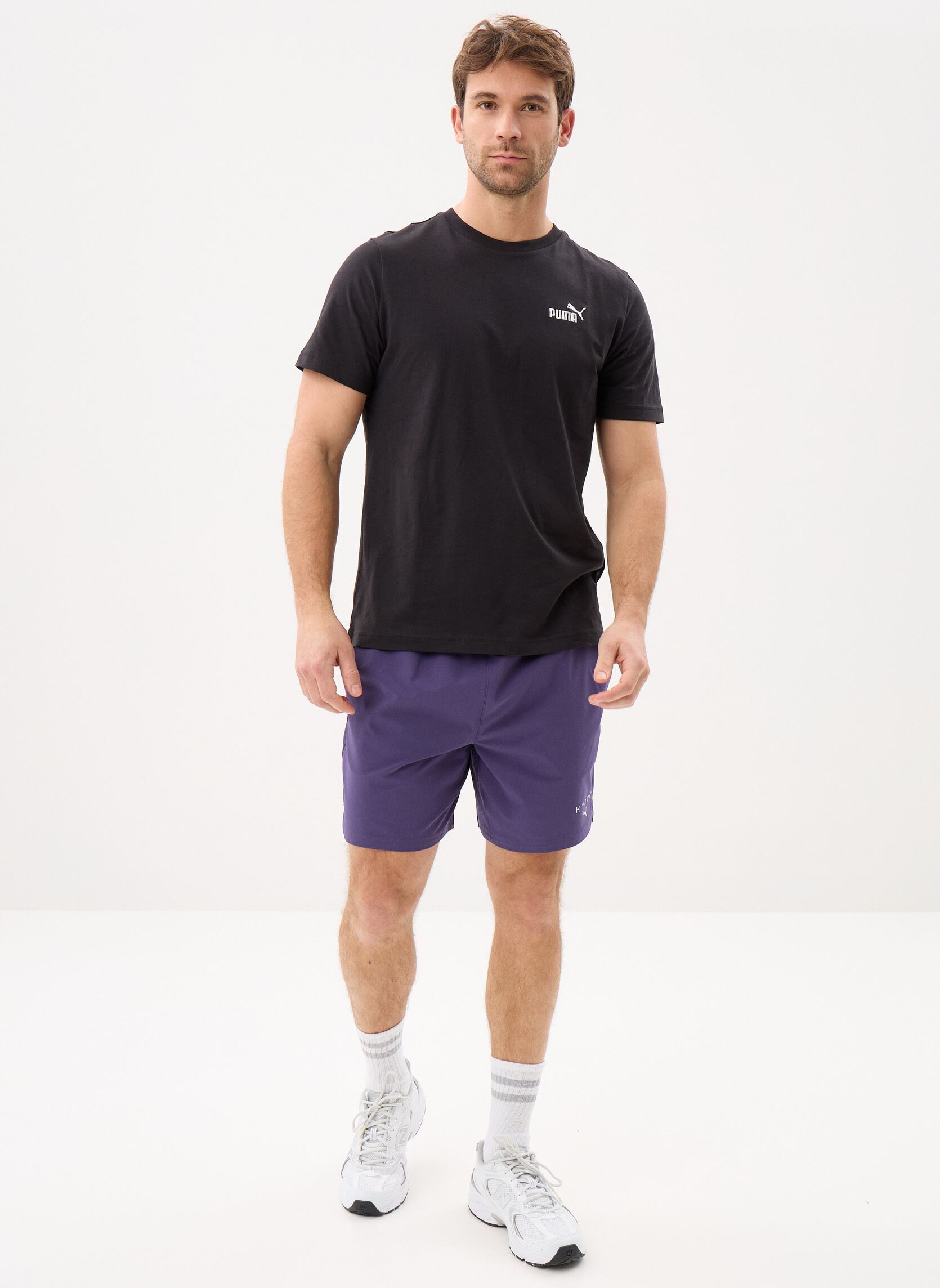 Shorts de sport M PUMA x HYROX Woven homme violet Puma Shorts de sport M PUMA x HYROX Woven homme violet Deep Plum