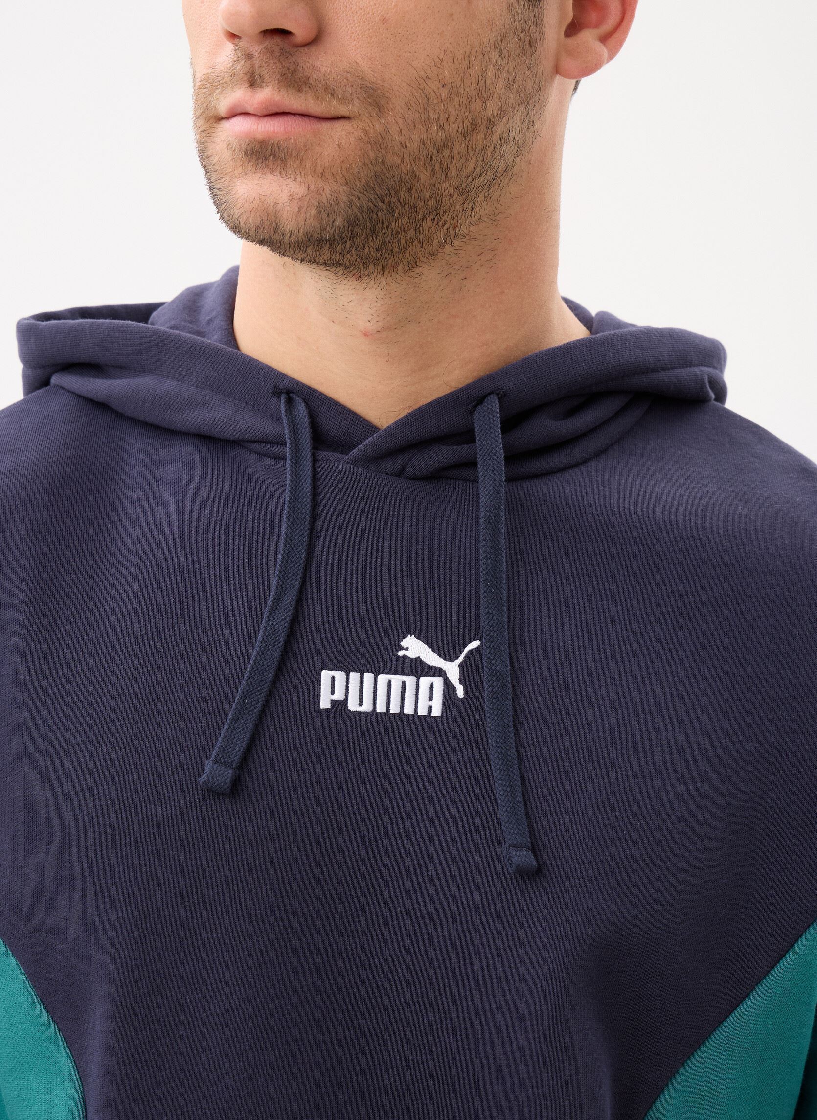 Sweats à capuche ESS BLOCK Hoodie TR homme bleu Puma Sweats à capuche ESS BLOCK Hoodie TR homme bleu New Navy