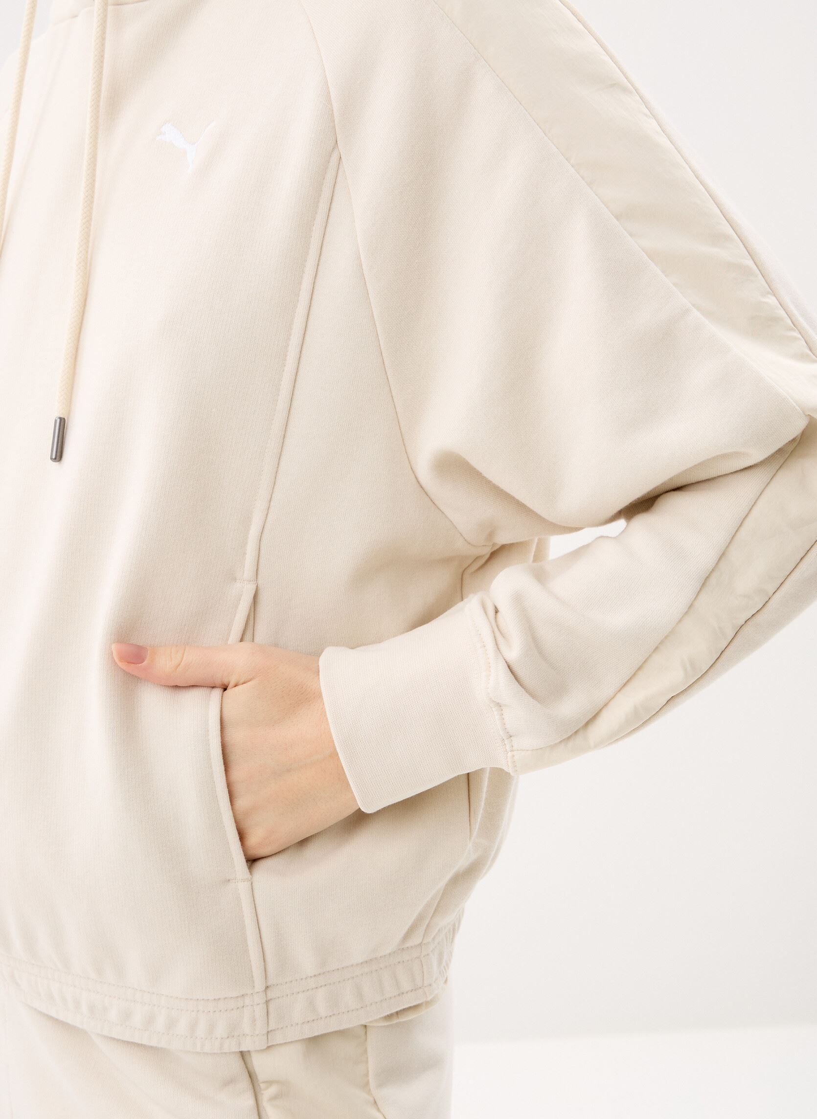 Kapuzenpullover HER Oversized Hoodie TR damen weiß Puma Kapuzenpullover HER Oversized Hoodie TR damen weiß ALPINE SNOW