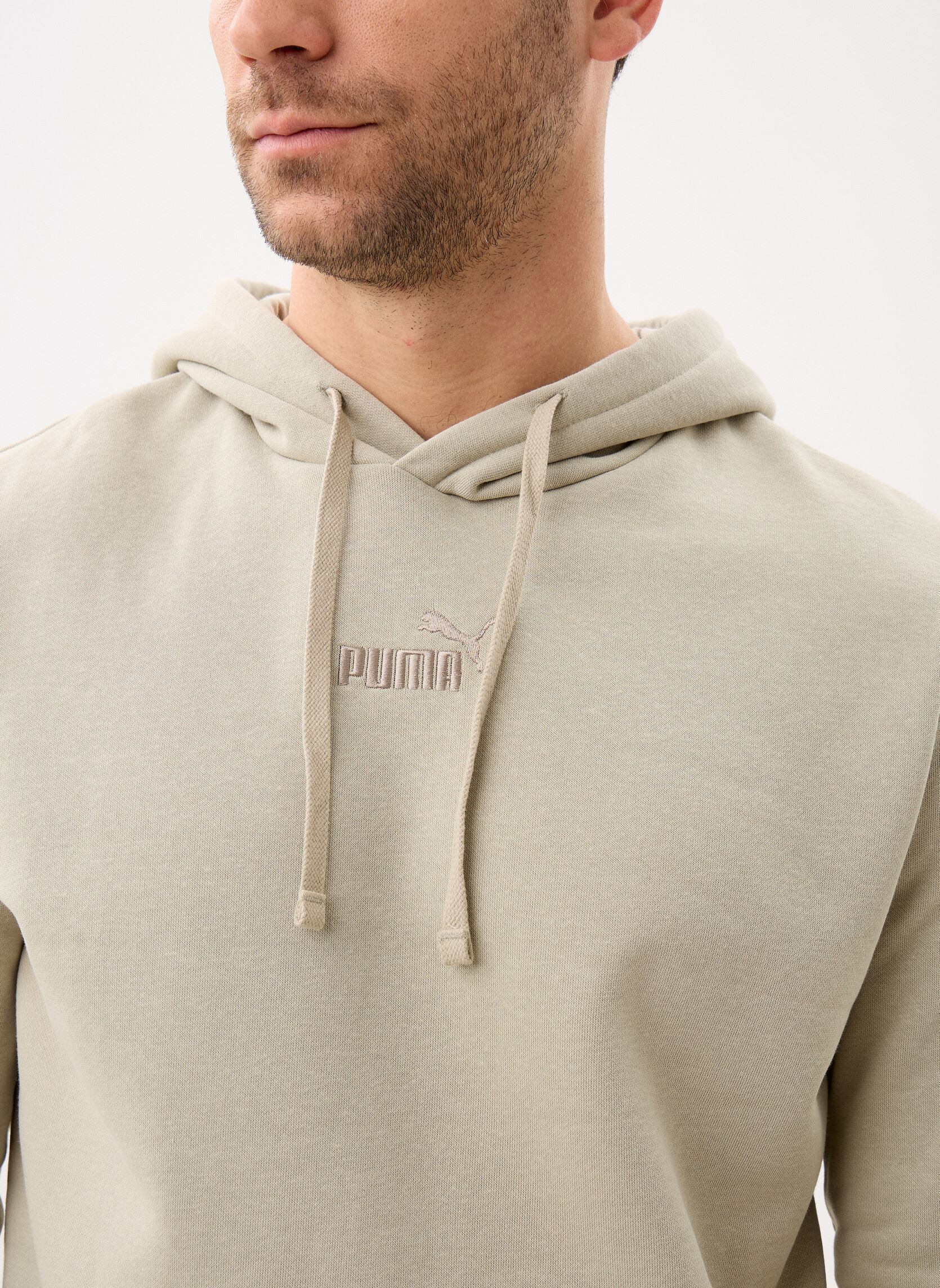 Sweats à capuche ESS Small No.1 Logo centered Hoodie FL homme gris Puma Sweats à capuche ESS Small No.1 Logo centered Hoodie FL homme gris Pebble Gray