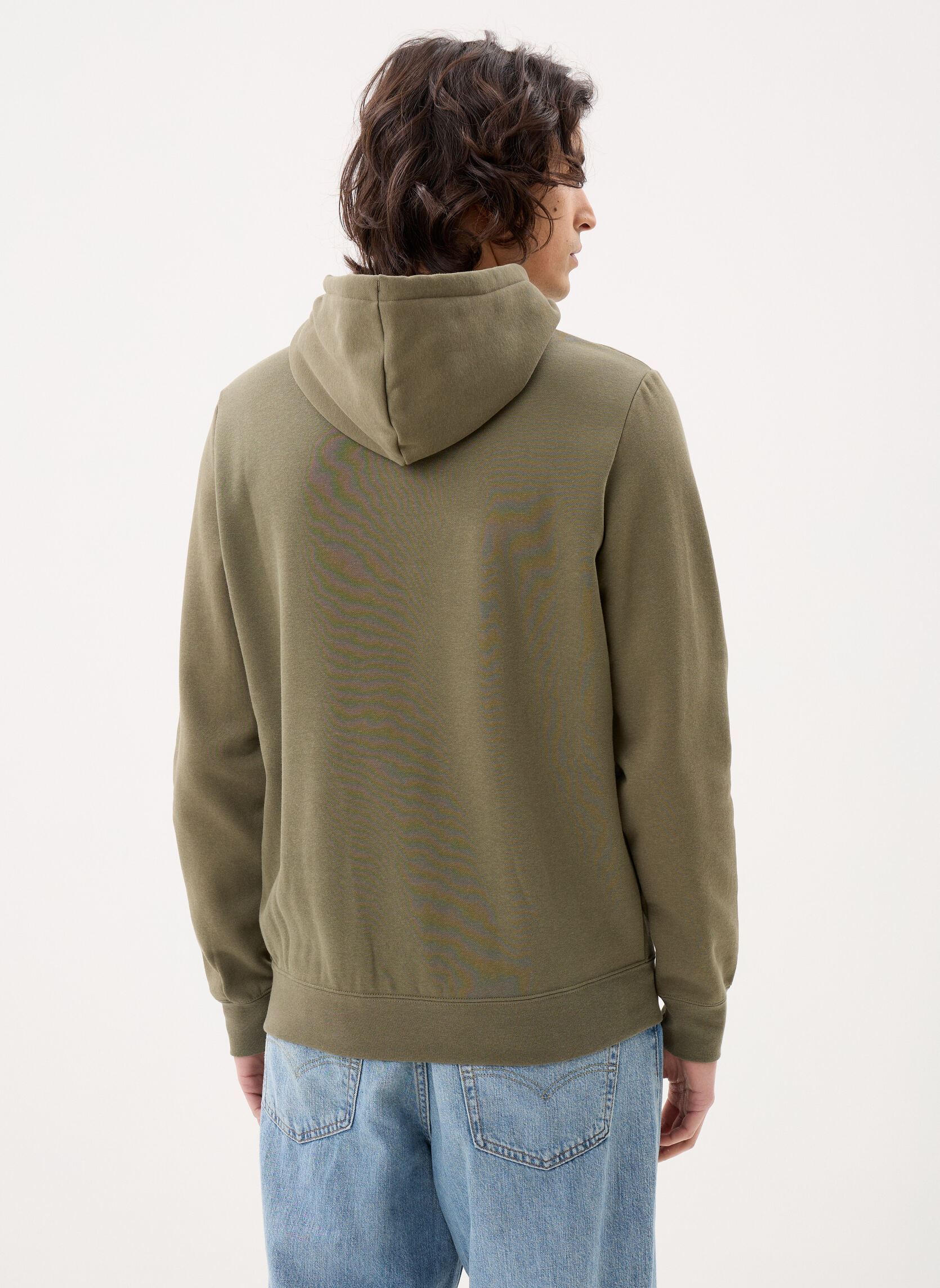 Sweats à capuche ESS Small No.1 Logo centered Hoodie FL homme vert Puma Sweats à capuche ESS Small No.1 Logo centered Hoodie FL homme vert Loden Green