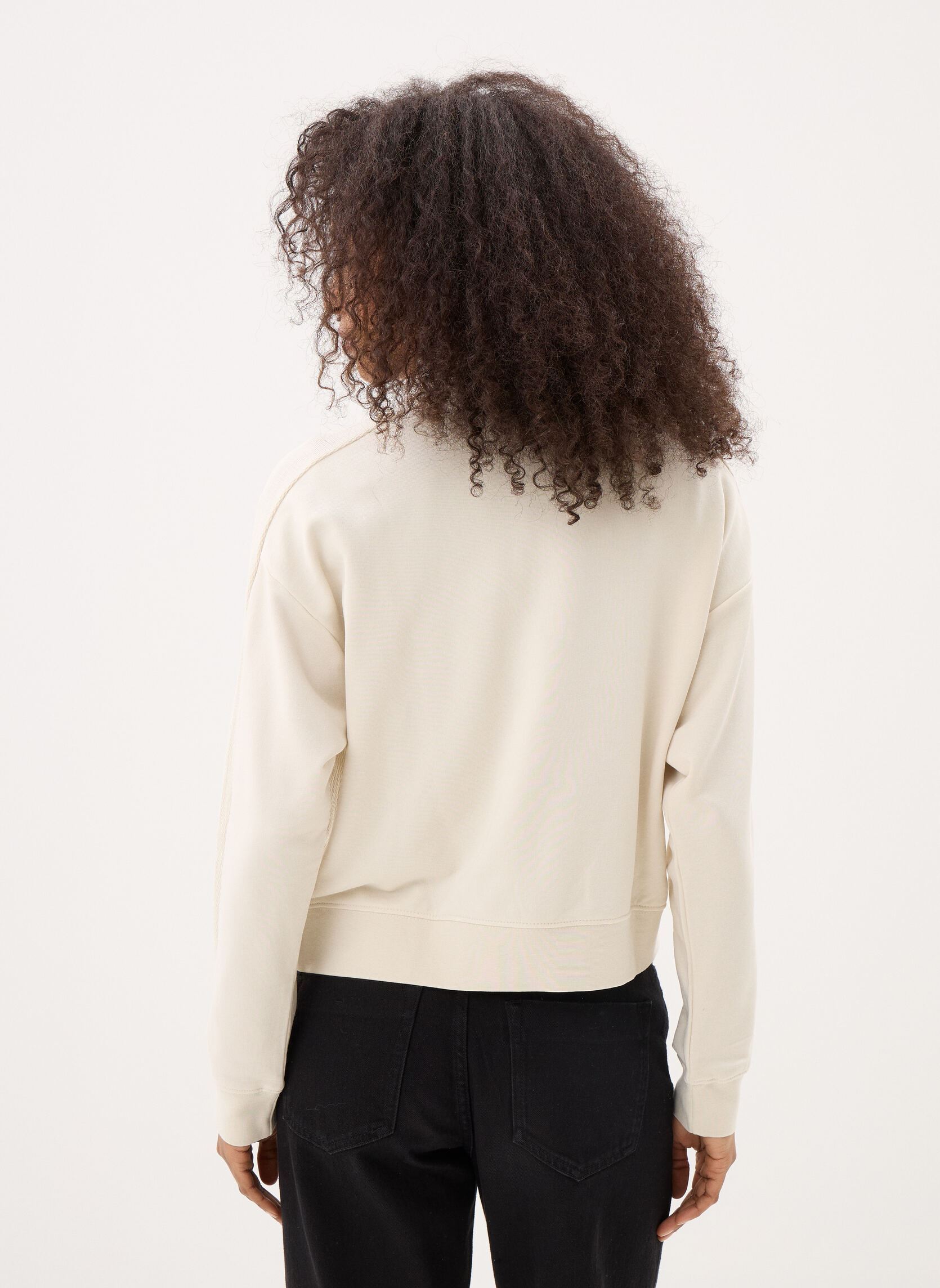 Sweatshirts PUMA CLASS Relaxed Half-Zip Crew femme blanc Puma Sweatshirts PUMA CLASS Relaxed Half-Zip Crew femme blanc 691873-87